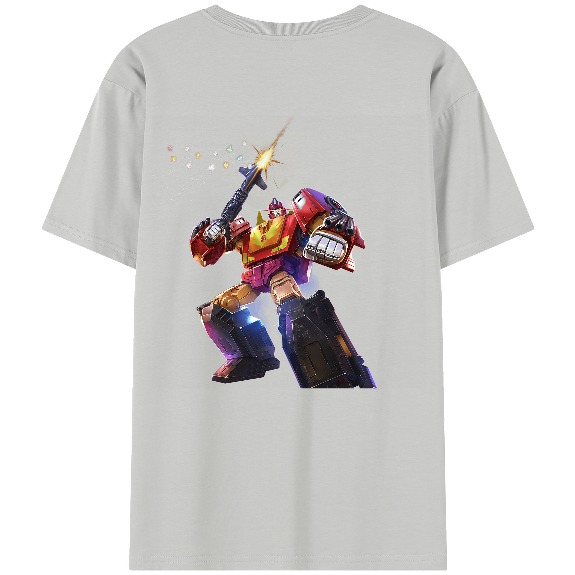 （画像用） Transformers トランスフォーマー レディース半袖Tシャツ(バックプリント)