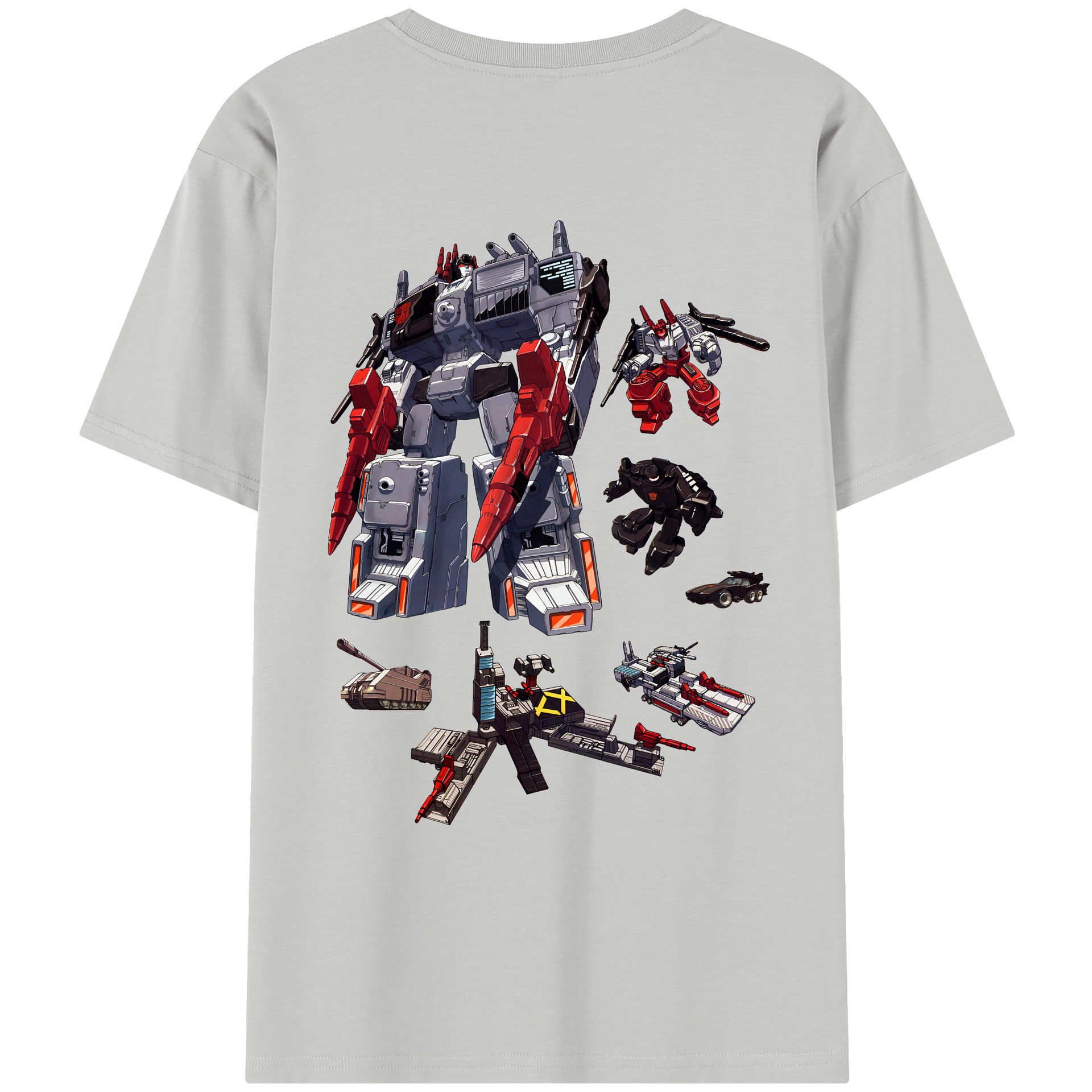 （画像用） Transformers トランスフォーマー レディース半袖Tシャツ(バックプリント)