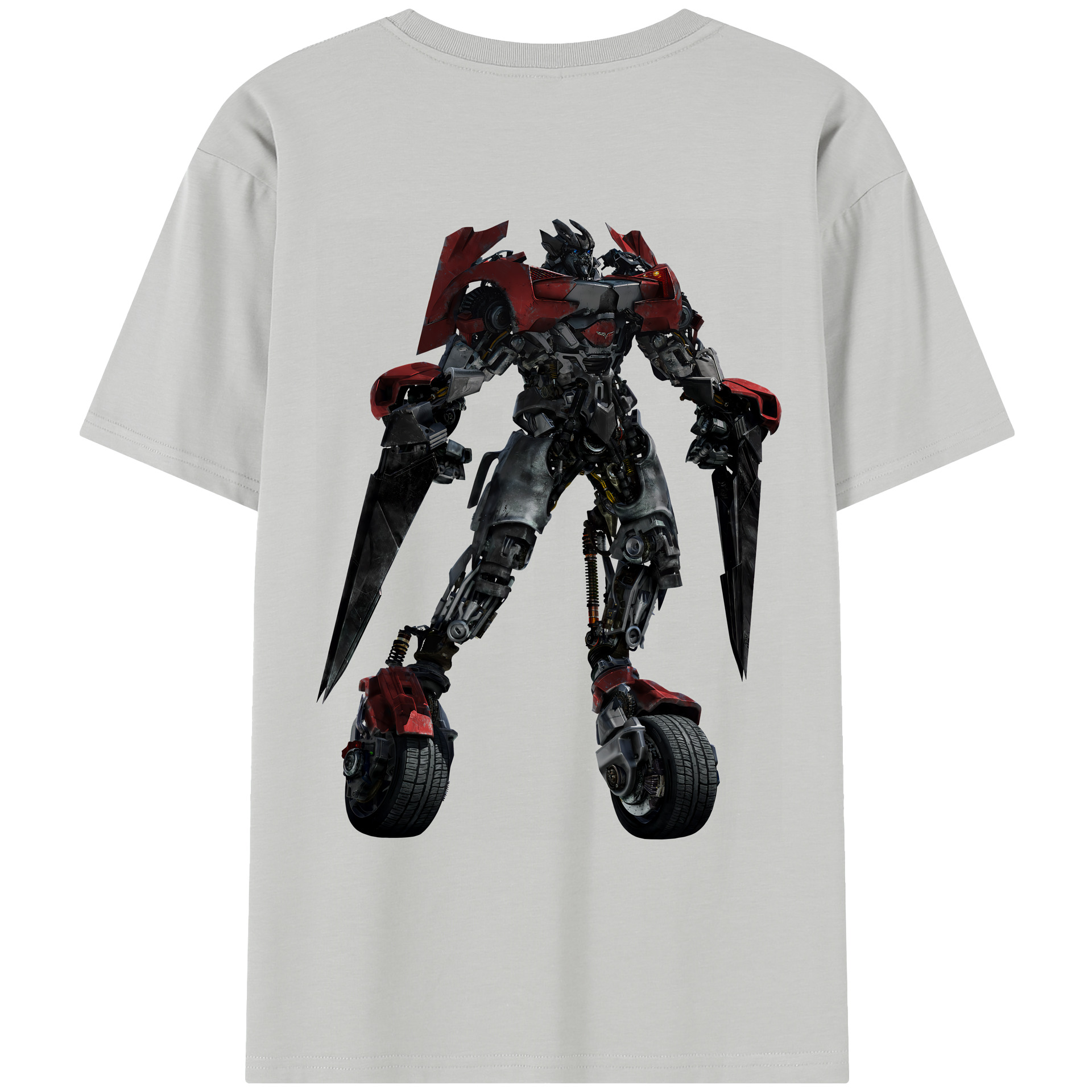（画像用） Transformers トランスフォーマー レディース半袖Tシャツ(バックプリント)