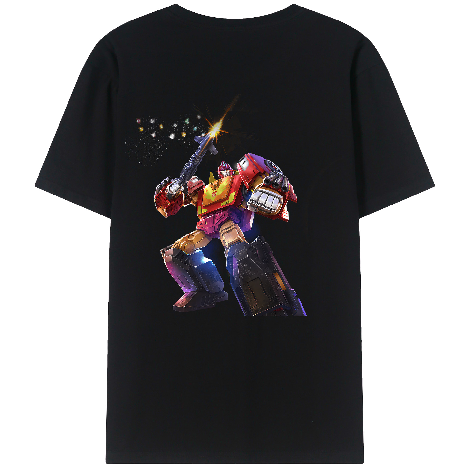 （画像用） Transformers トランスフォーマー レディース半袖Tシャツ(バックプリント)