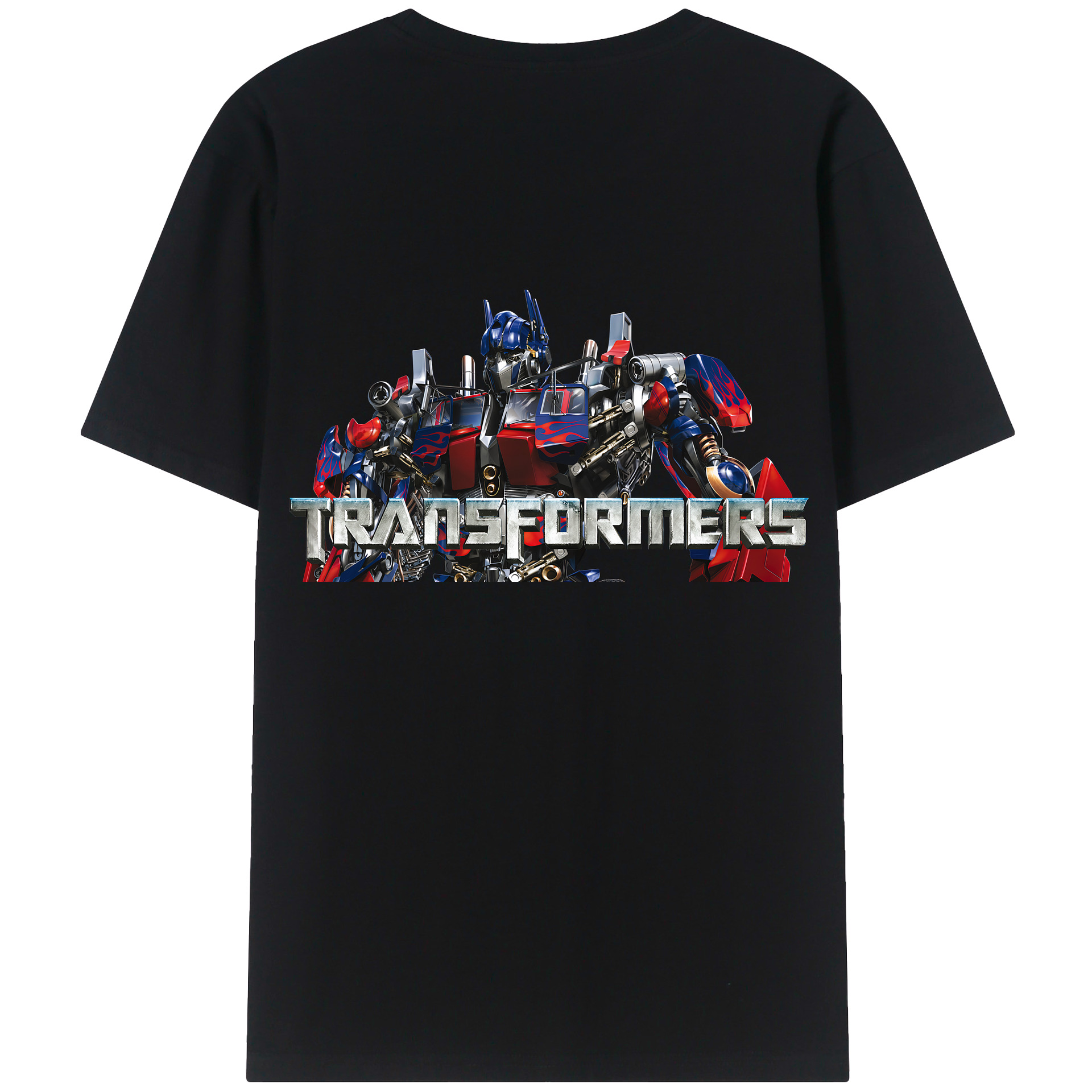 （画像用） Transformers トランスフォーマー レディース半袖Tシャツ(バックプリント)