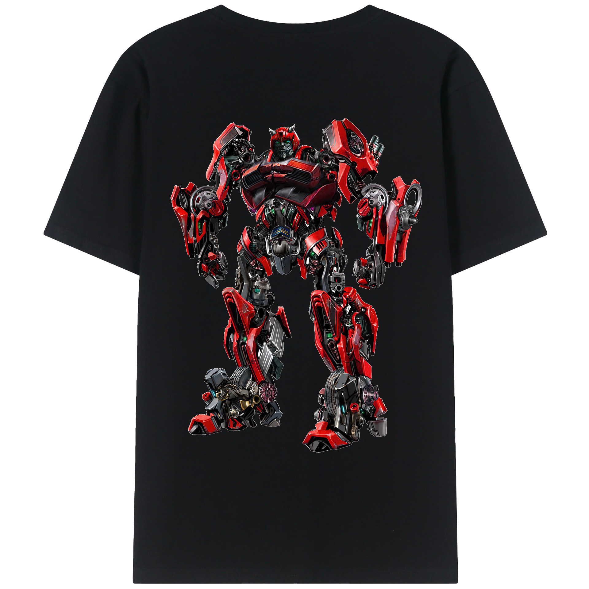 （画像用） Transformers トランスフォーマー レディース半袖Tシャツ(バックプリント)