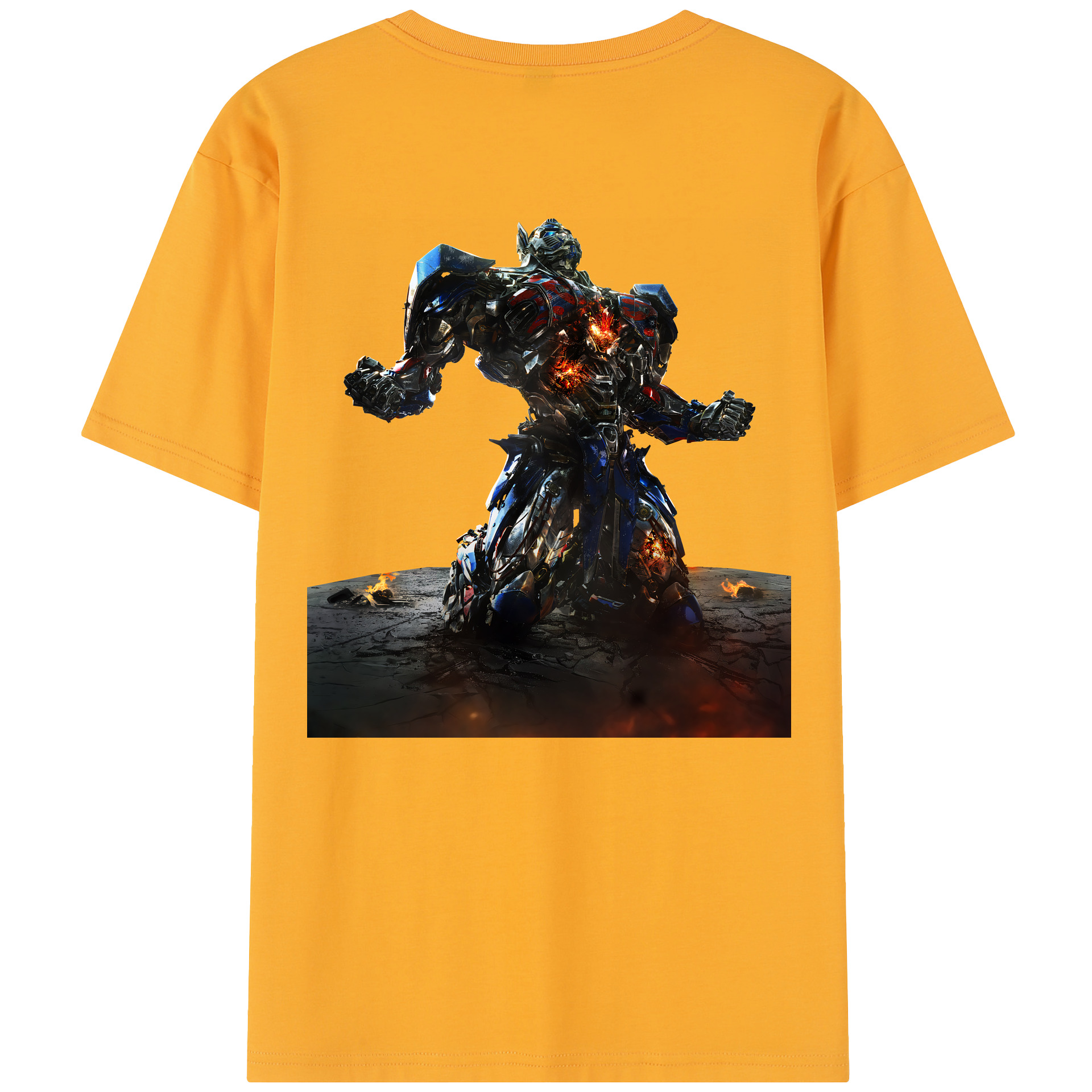 （画像用） Transformers トランスフォーマー レディース半袖Tシャツ(バックプリント)