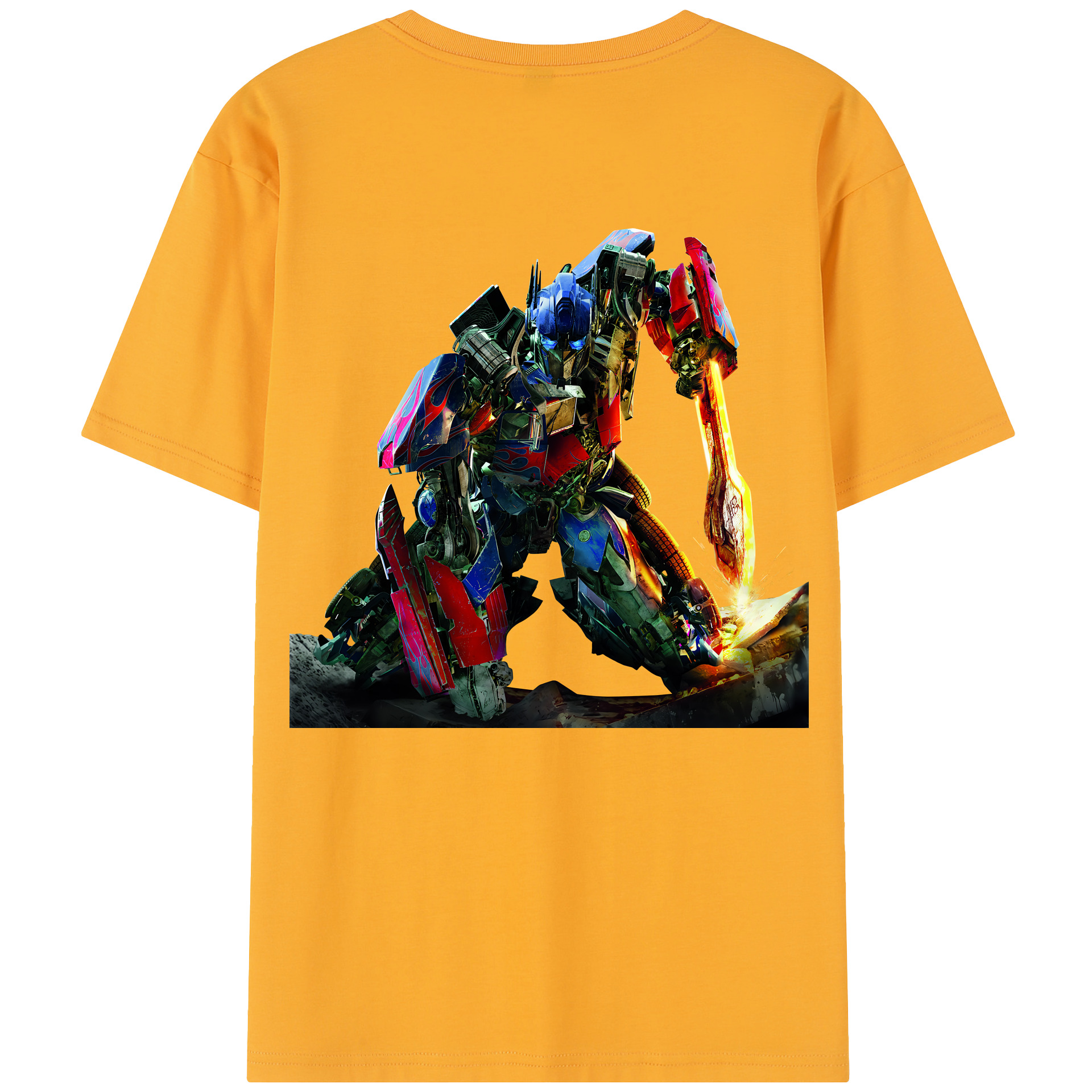 （画像用） Transformers トランスフォーマー レディース半袖Tシャツ(バックプリント)