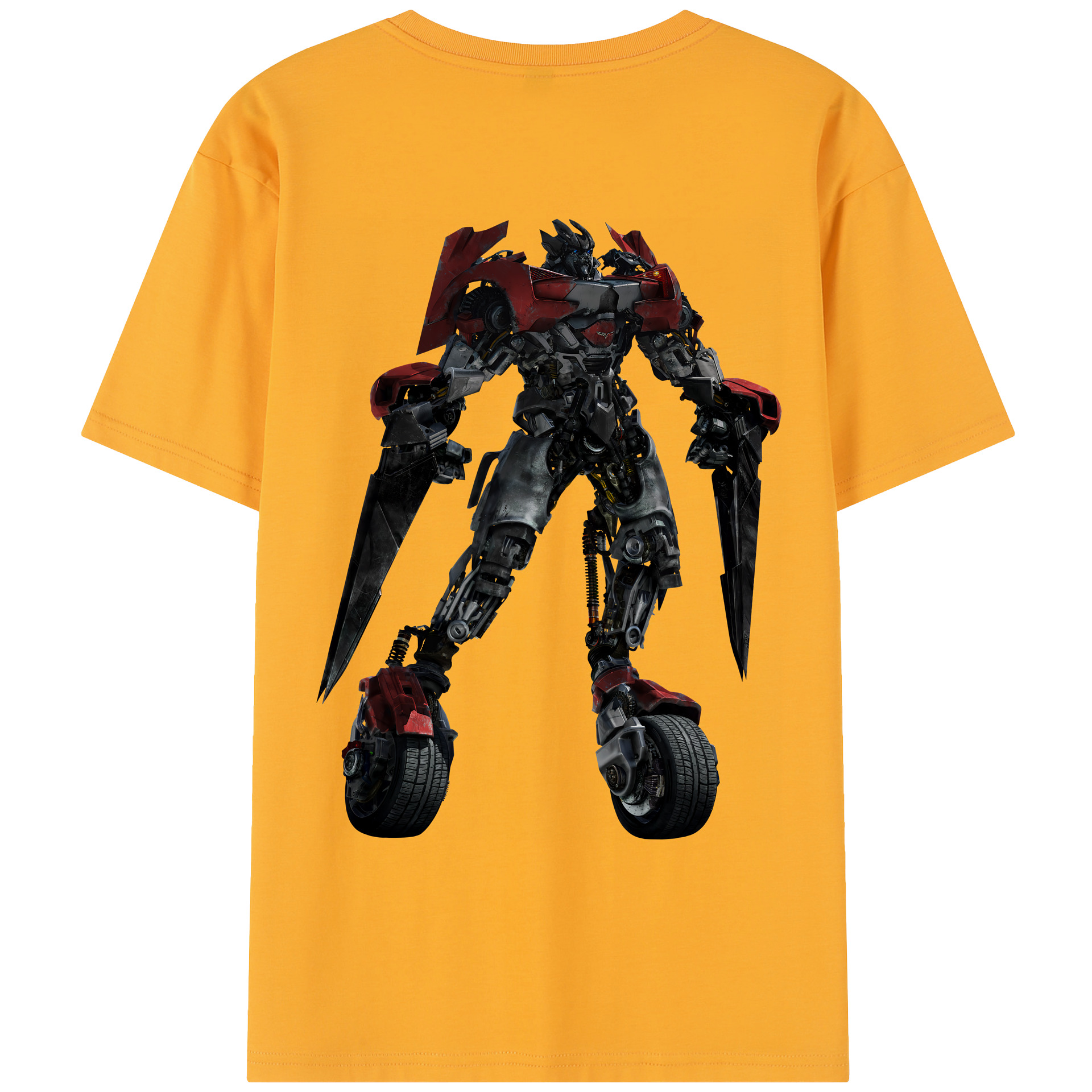 （画像用） Transformers トランスフォーマー レディース半袖Tシャツ(バックプリント)