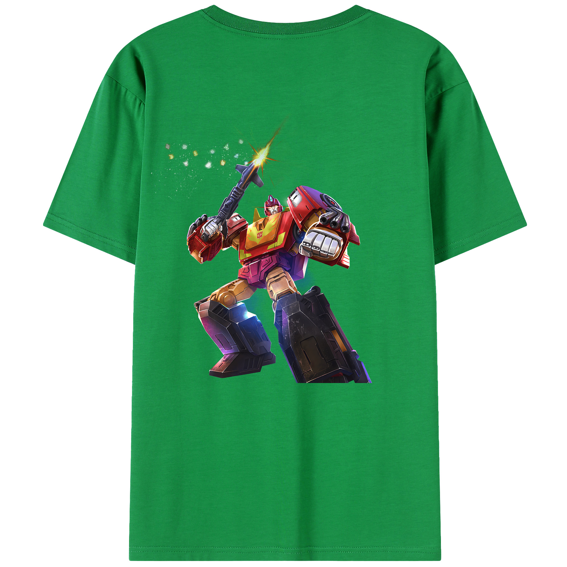 （画像用） Transformers トランスフォーマー レディース半袖Tシャツ(バックプリント)