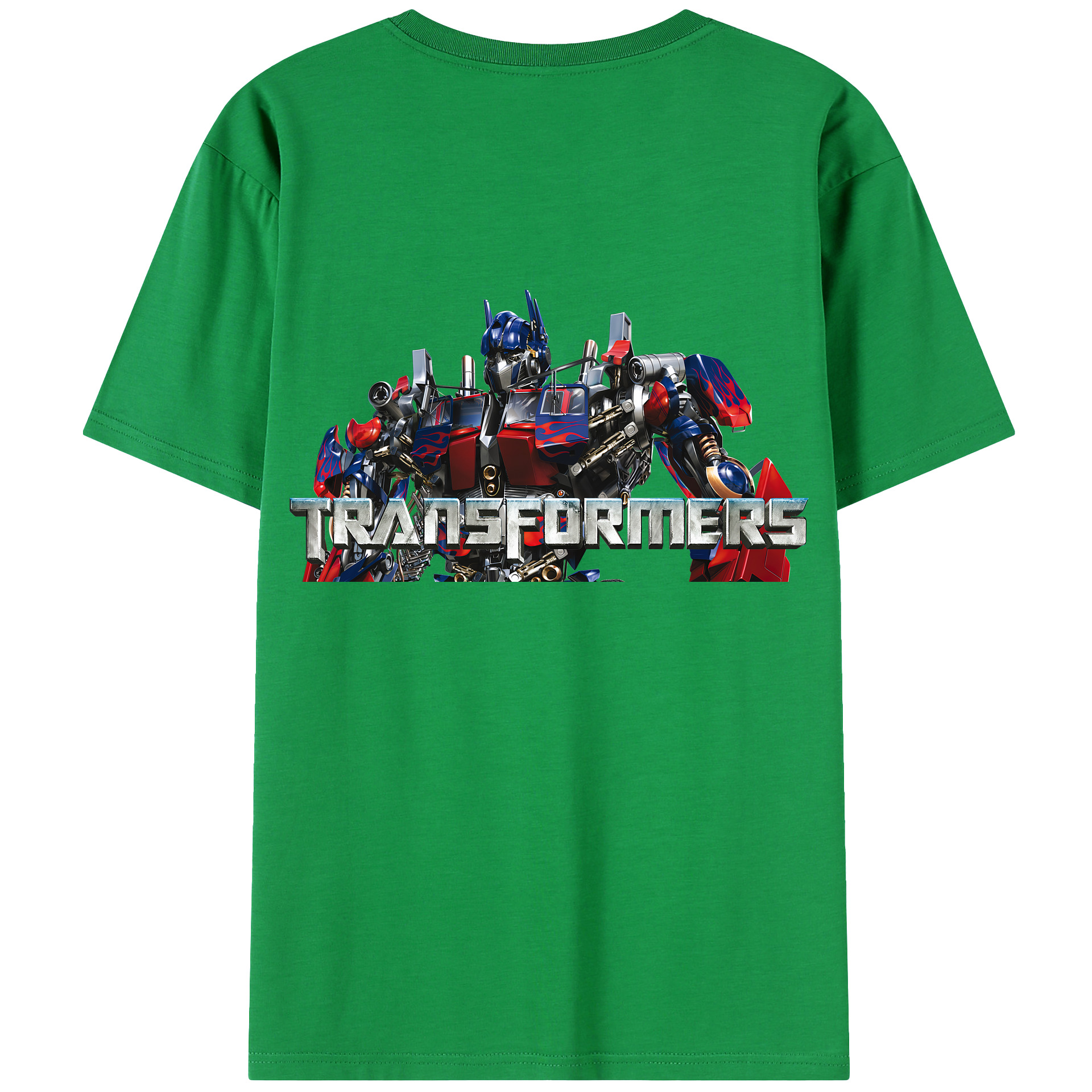 （画像用） Transformers トランスフォーマー レディース半袖Tシャツ(バックプリント)