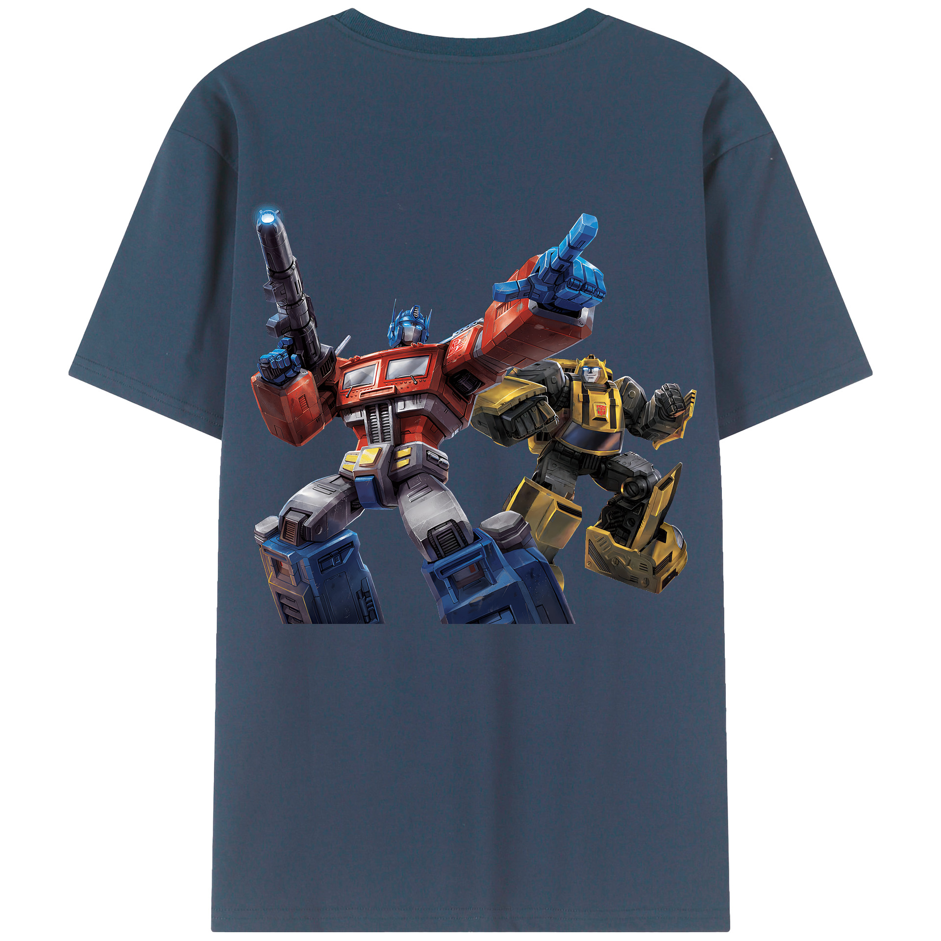 （画像用） Transformers トランスフォーマー レディース半袖Tシャツ(バックプリント)