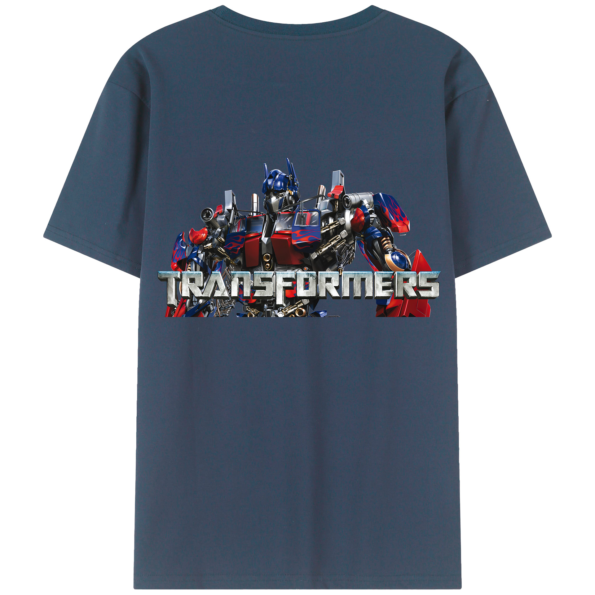 （画像用） Transformers トランスフォーマー レディース半袖Tシャツ(バックプリント)