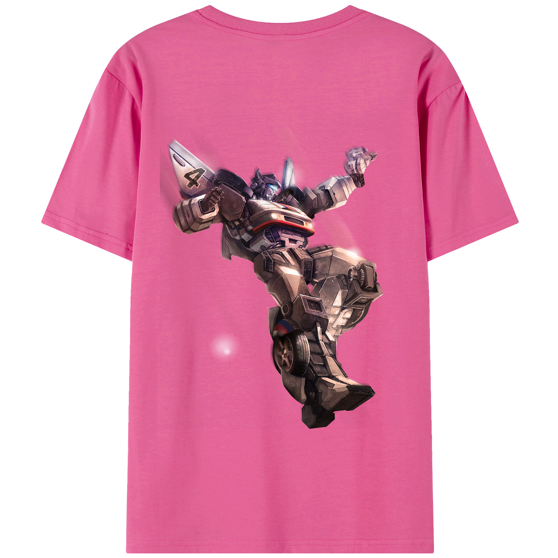 （画像用） Transformers トランスフォーマー レディース半袖Tシャツ(バックプリント)