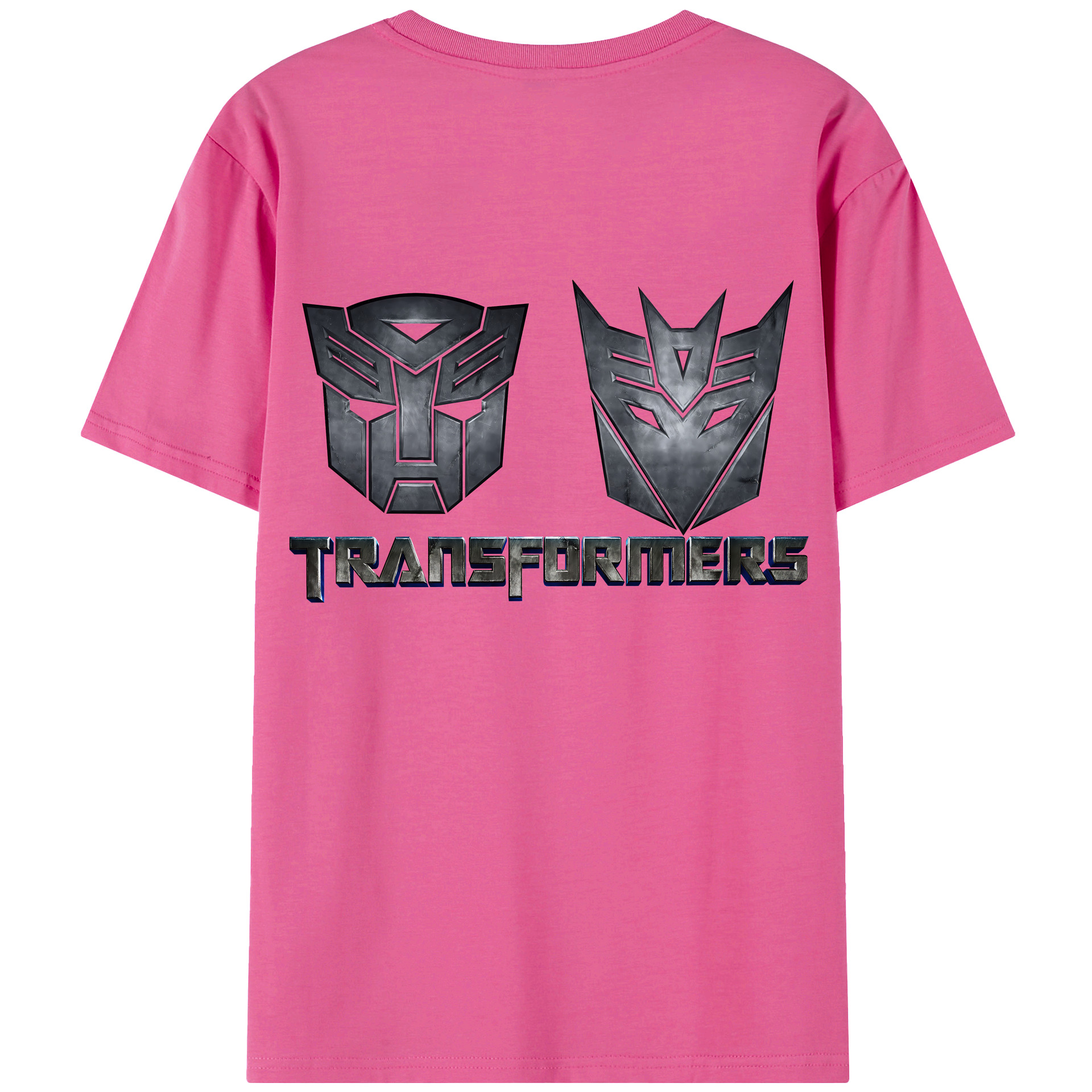 （画像用） Transformers トランスフォーマー レディース半袖Tシャツ(バックプリント)