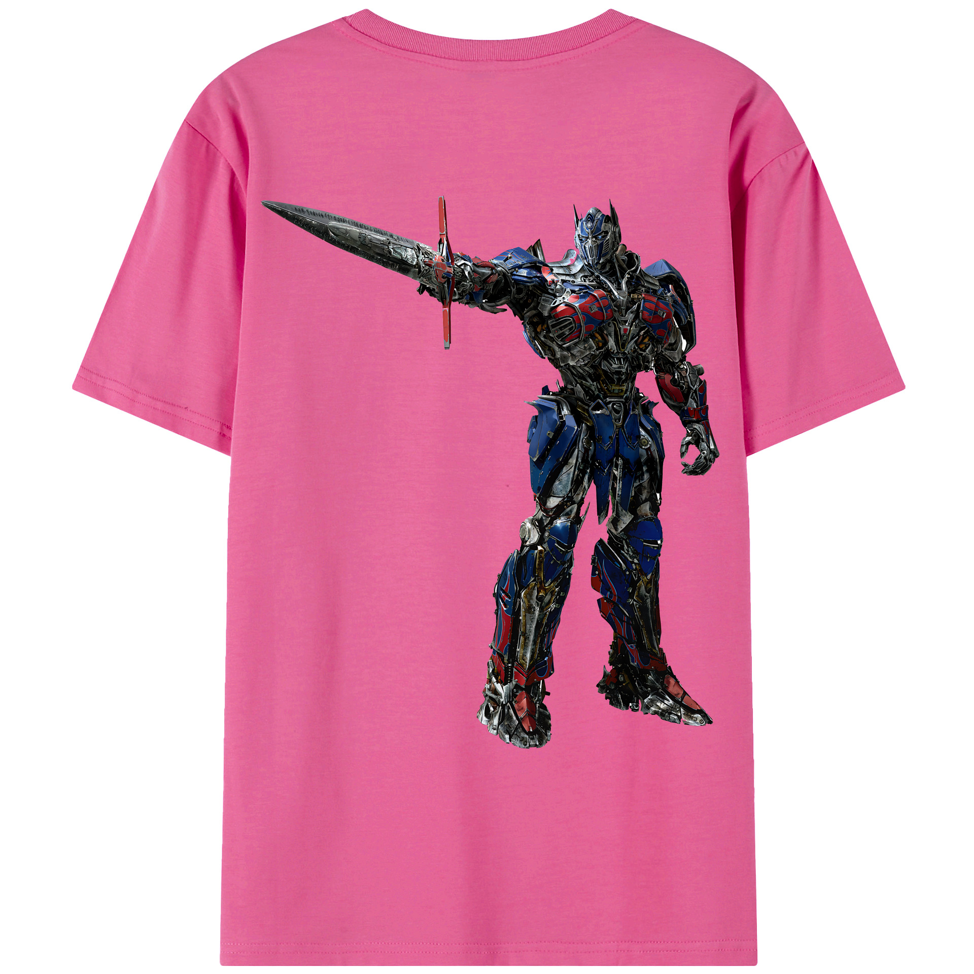 （画像用） Transformers トランスフォーマー レディース半袖Tシャツ(バックプリント)