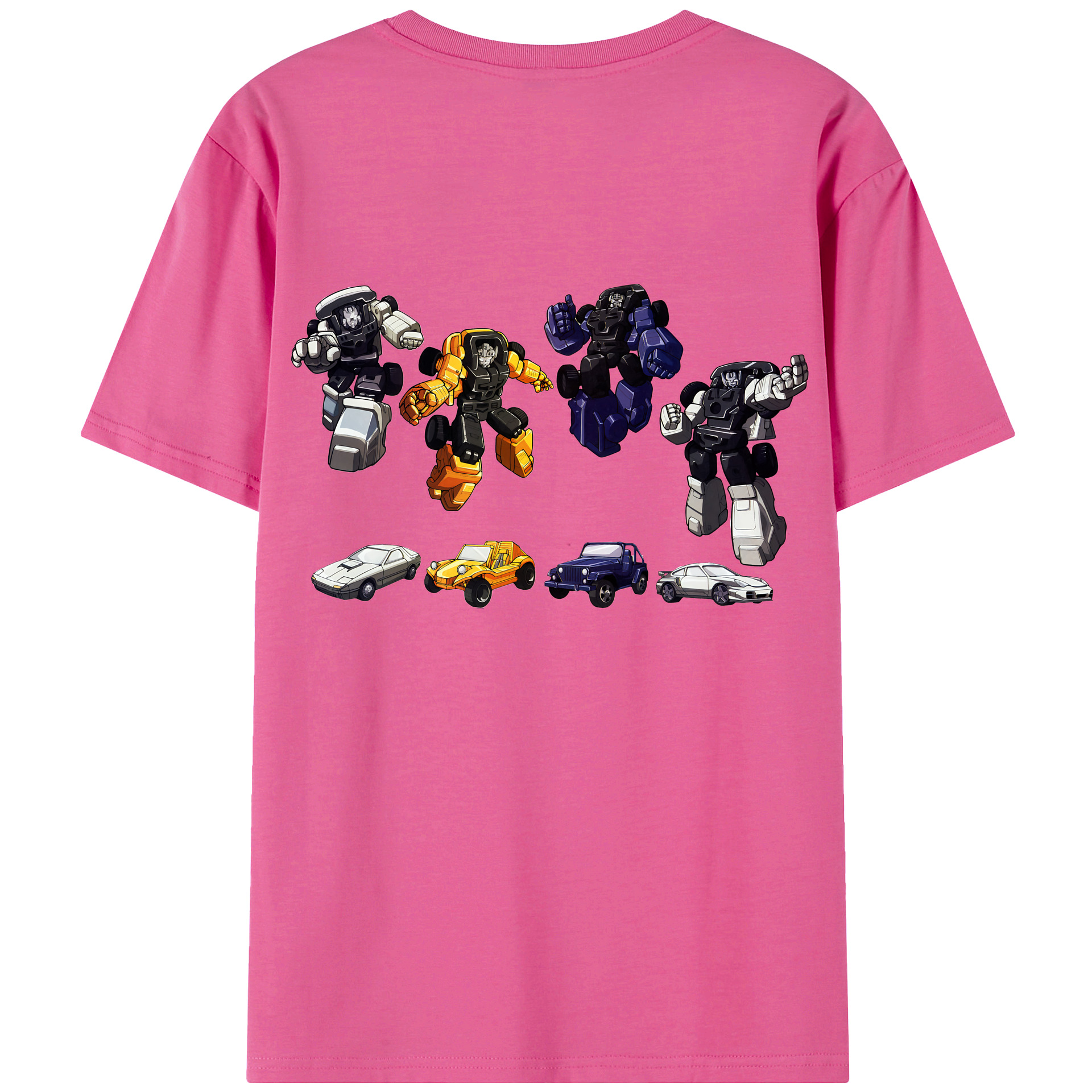 （画像用） Transformers トランスフォーマー レディース半袖Tシャツ(バックプリント)