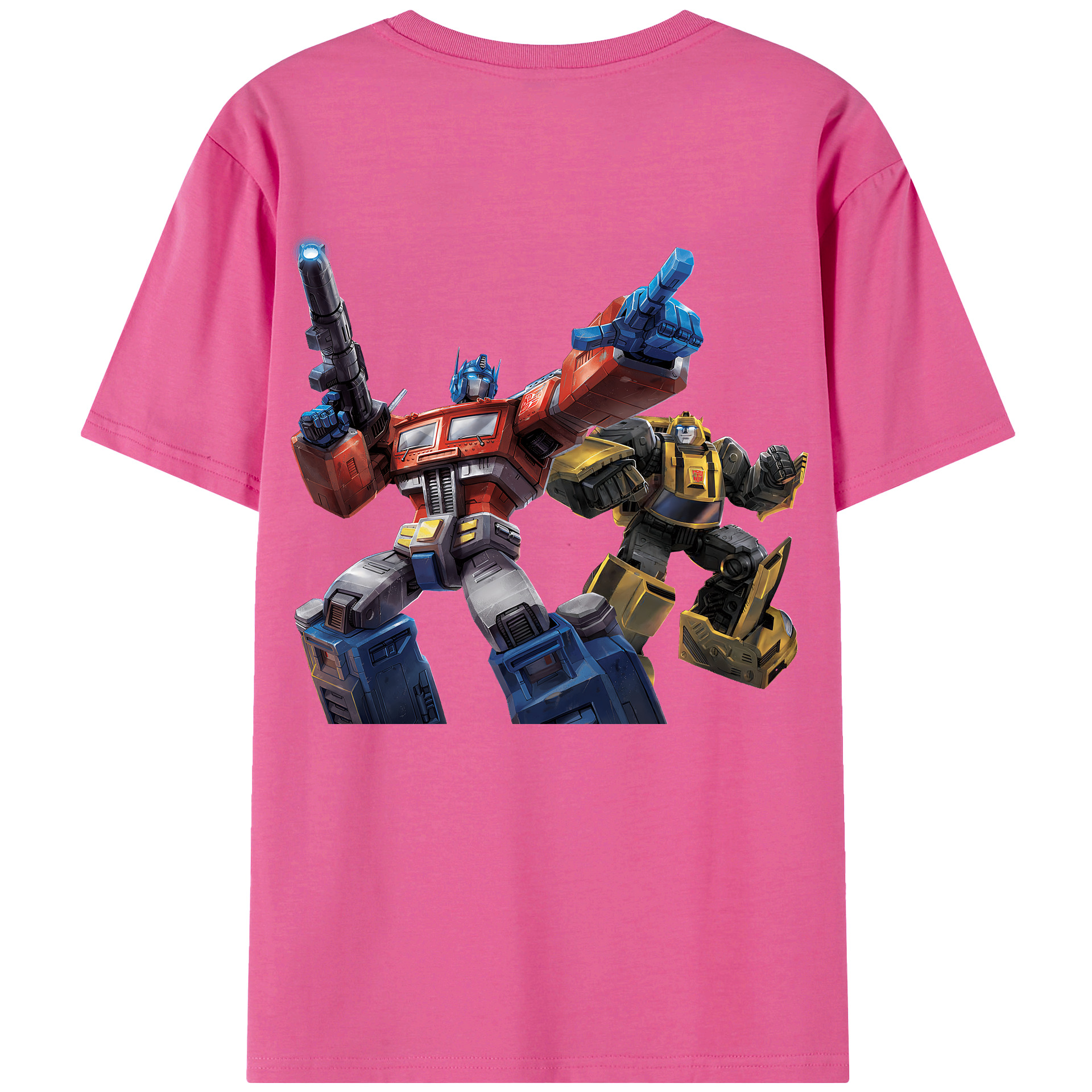（画像用） Transformers トランスフォーマー レディース半袖Tシャツ(バックプリント)