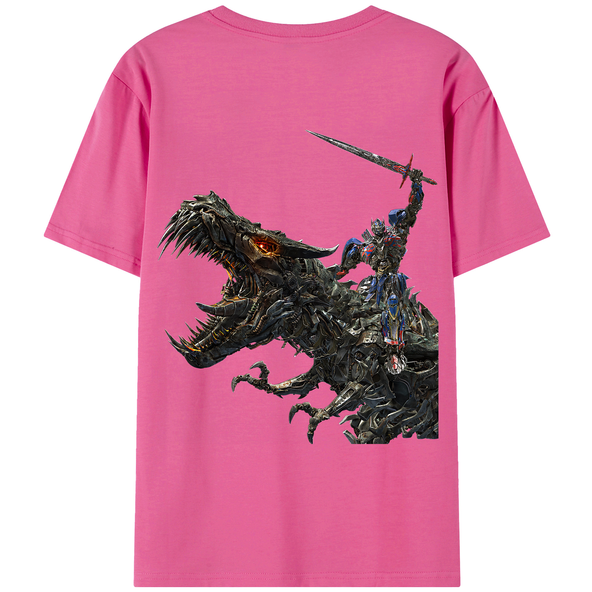 （画像用） Transformers トランスフォーマー レディース半袖Tシャツ(バックプリント)