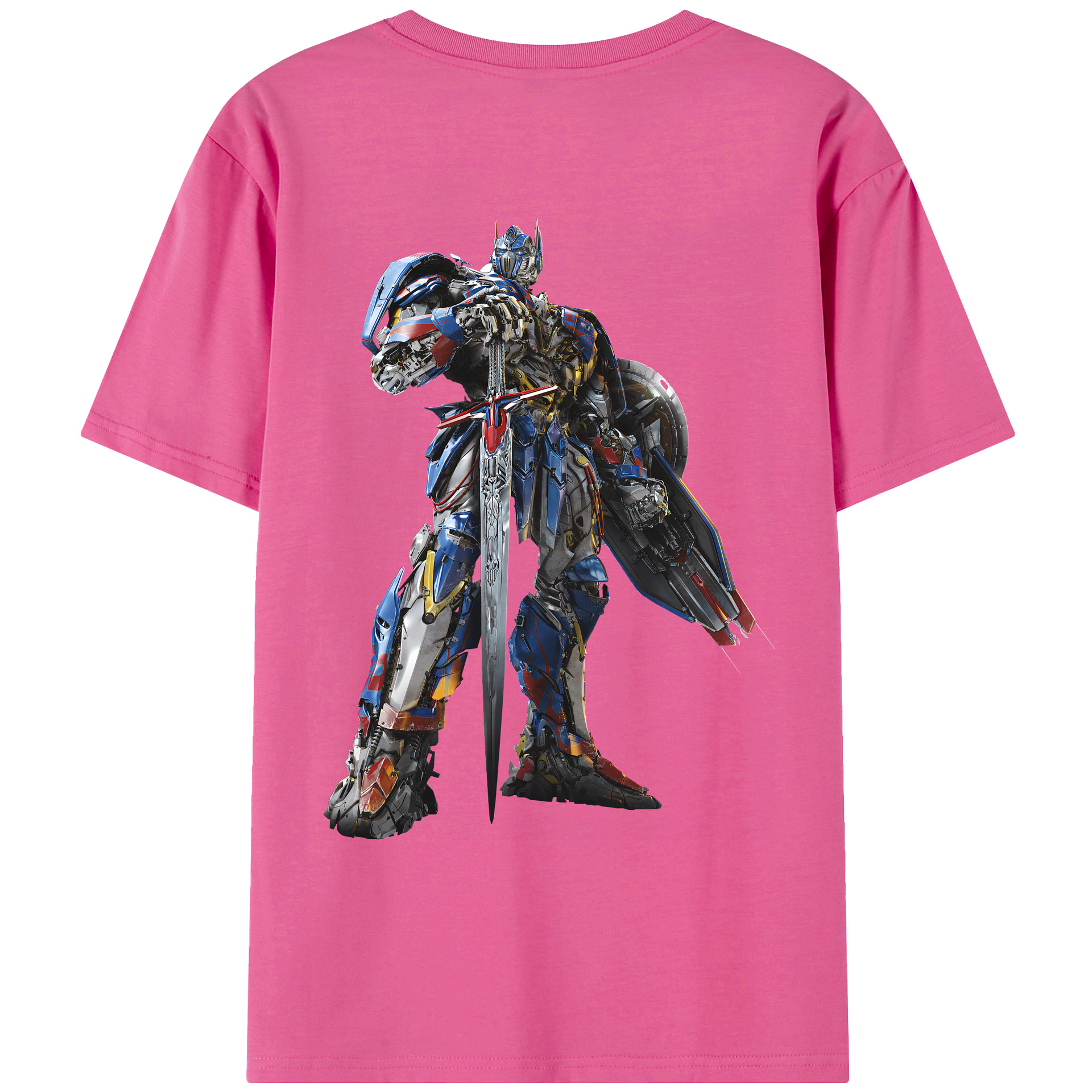 （画像用） Transformers トランスフォーマー レディース半袖Tシャツ(バックプリント)