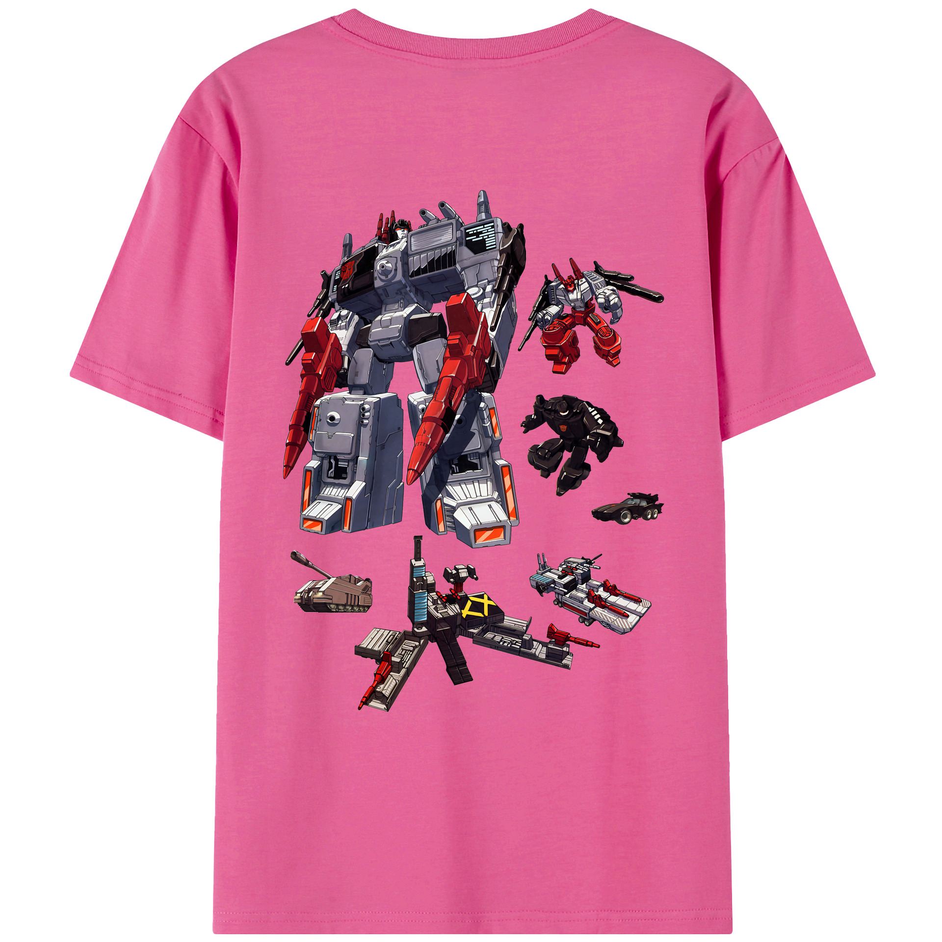 （画像用） Transformers トランスフォーマー レディース半袖Tシャツ(バックプリント)
