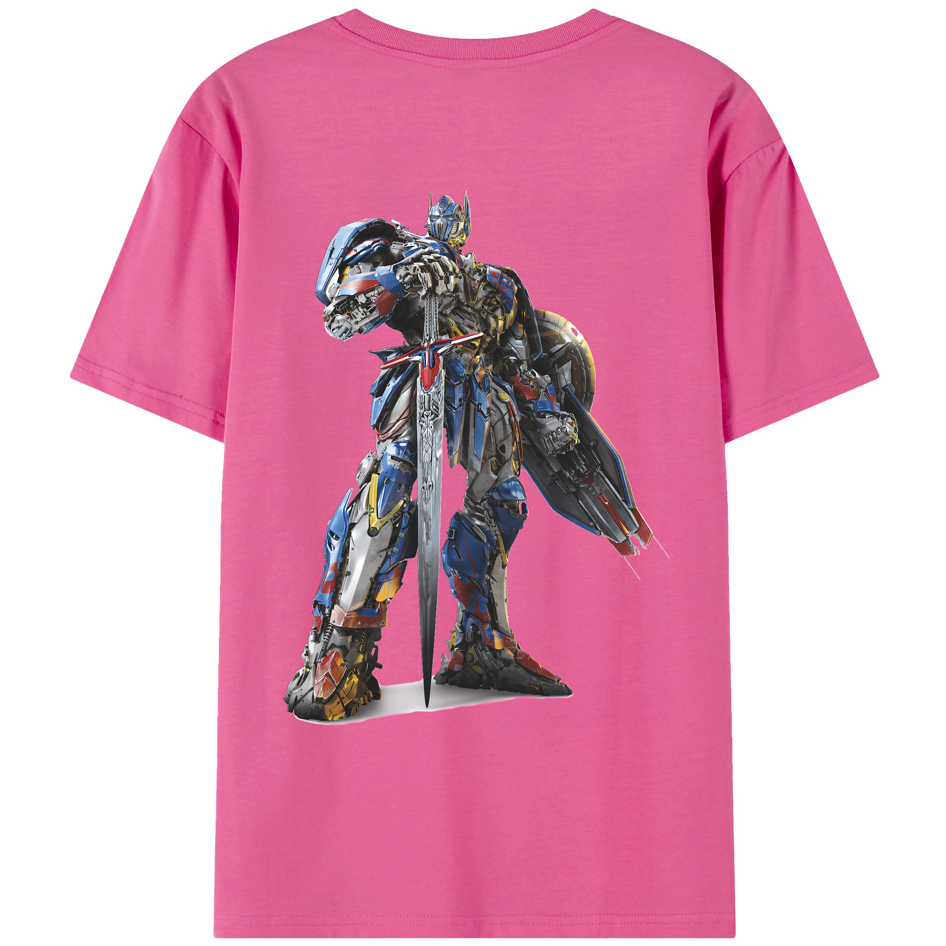 （画像用） Transformers トランスフォーマー レディース半袖Tシャツ(バックプリント)