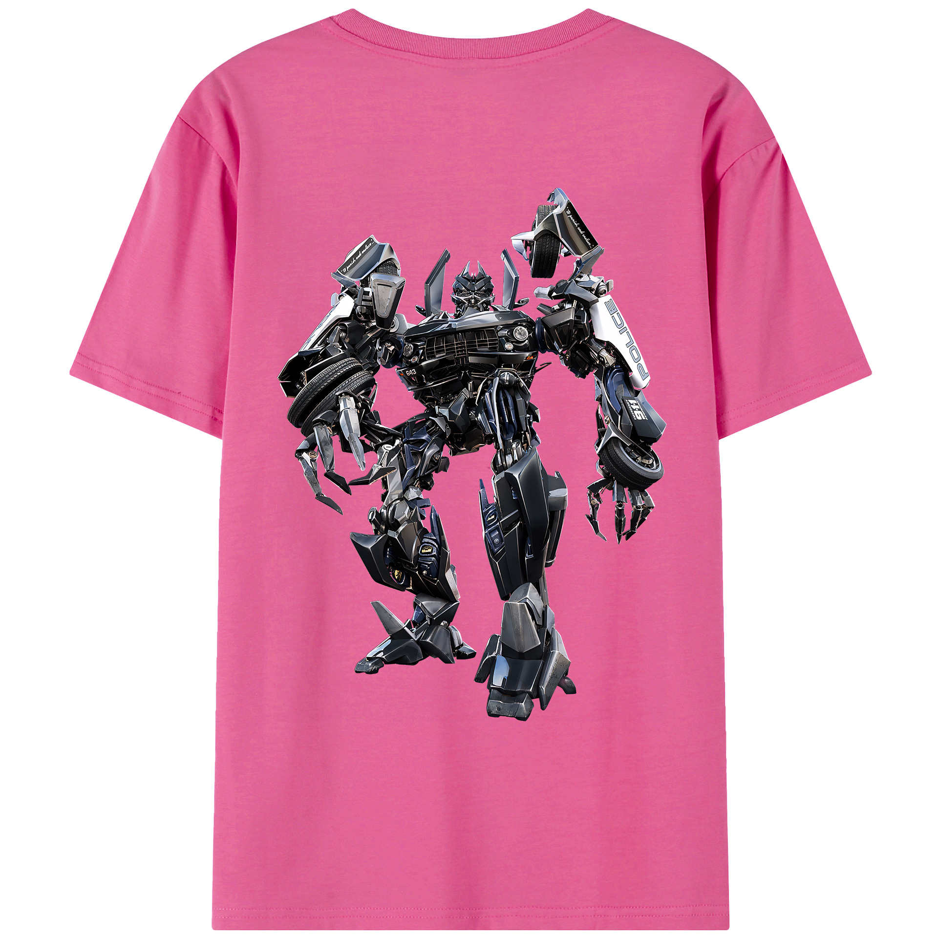（画像用） Transformers トランスフォーマー レディース半袖Tシャツ(バックプリント)