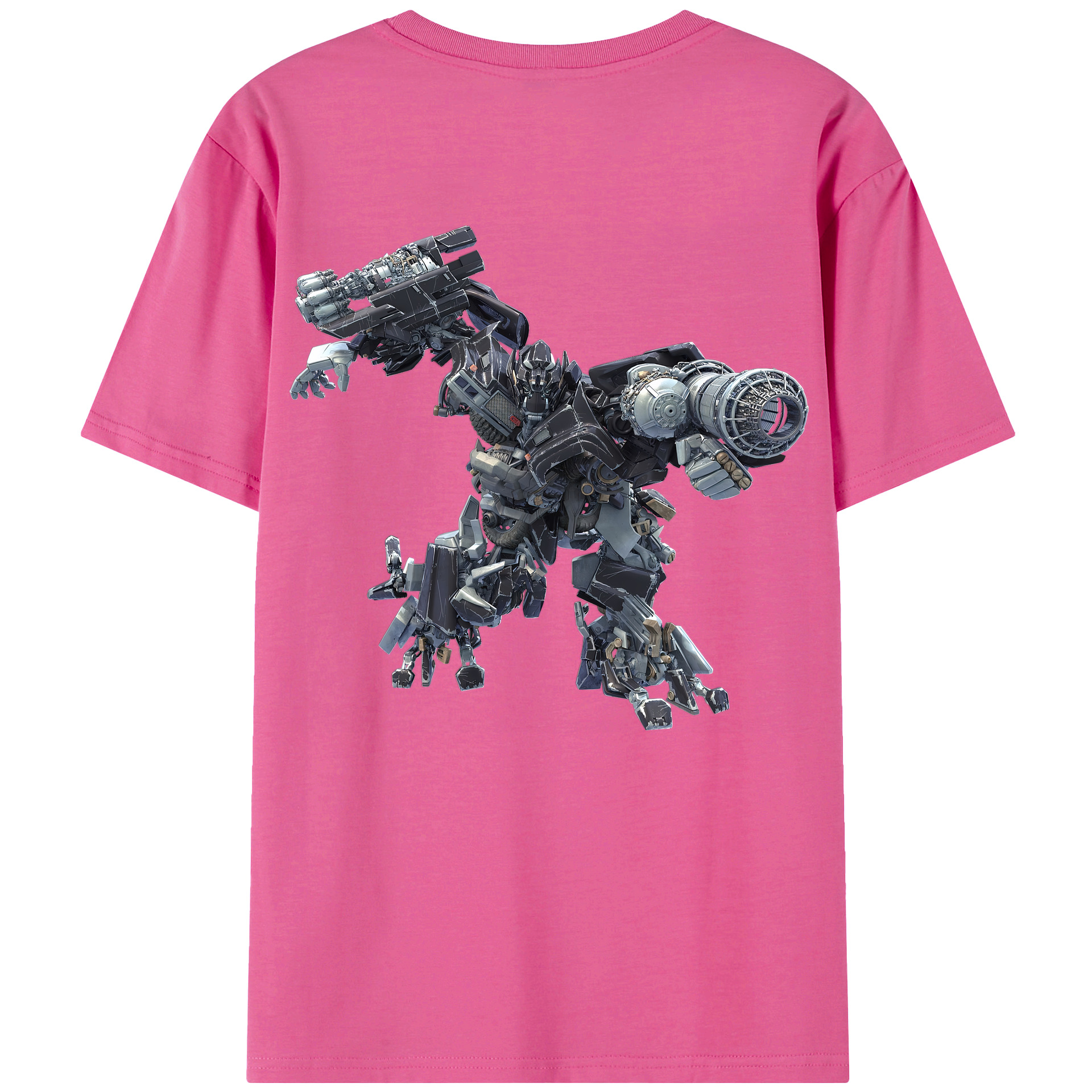 （画像用） Transformers トランスフォーマー レディース半袖Tシャツ(バックプリント)
