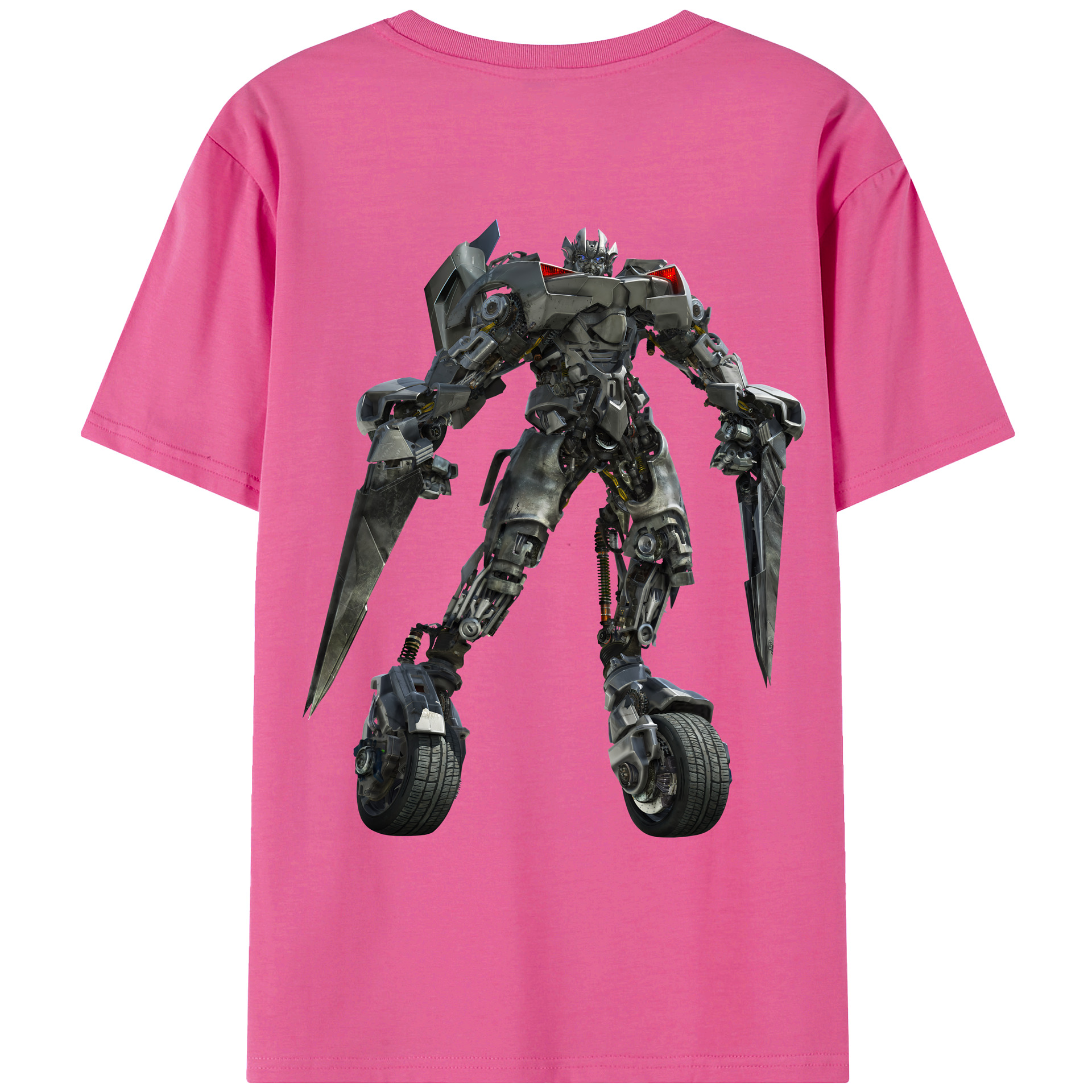 （画像用） Transformers トランスフォーマー レディース半袖Tシャツ(バックプリント)