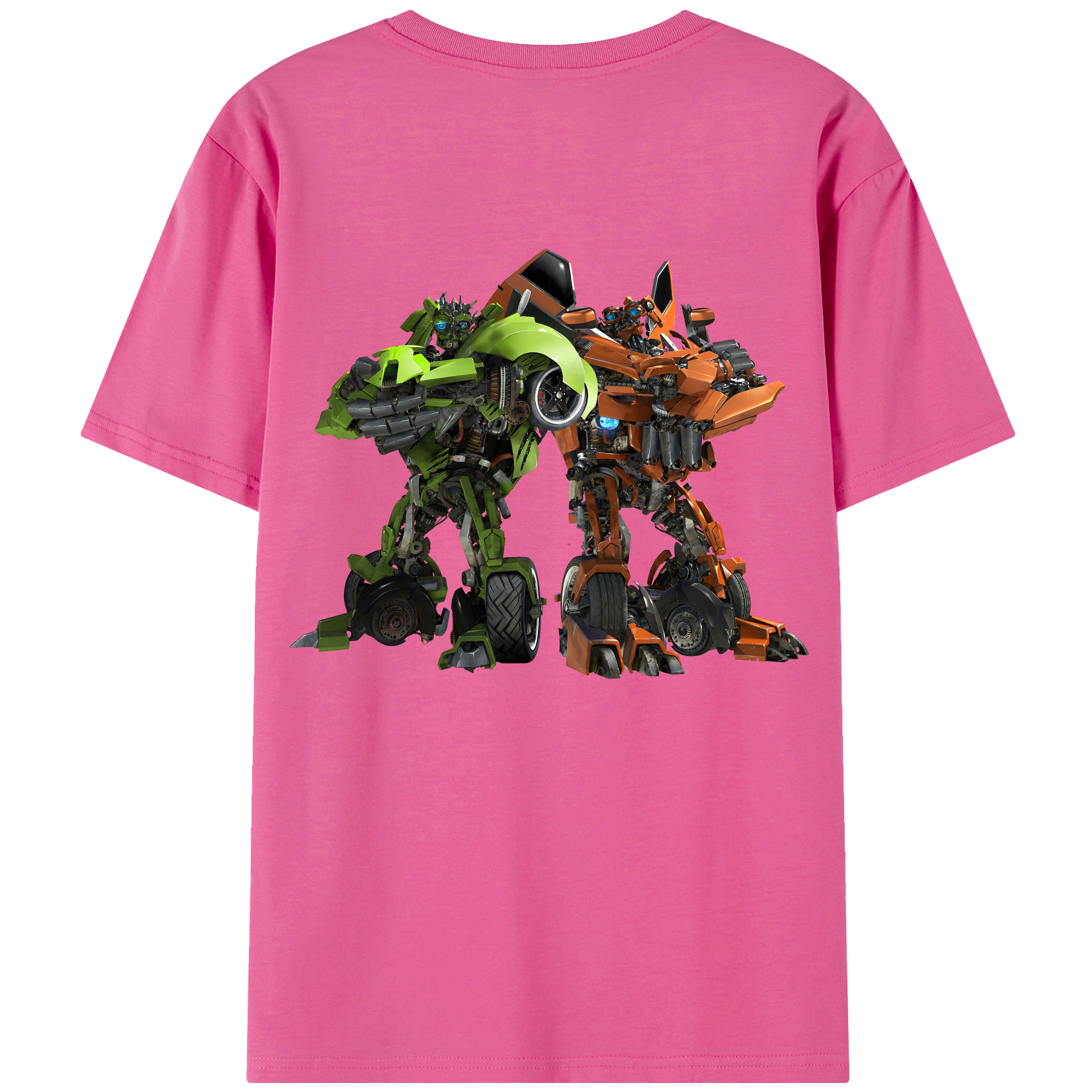 （画像用） Transformers トランスフォーマー レディース半袖Tシャツ(バックプリント)