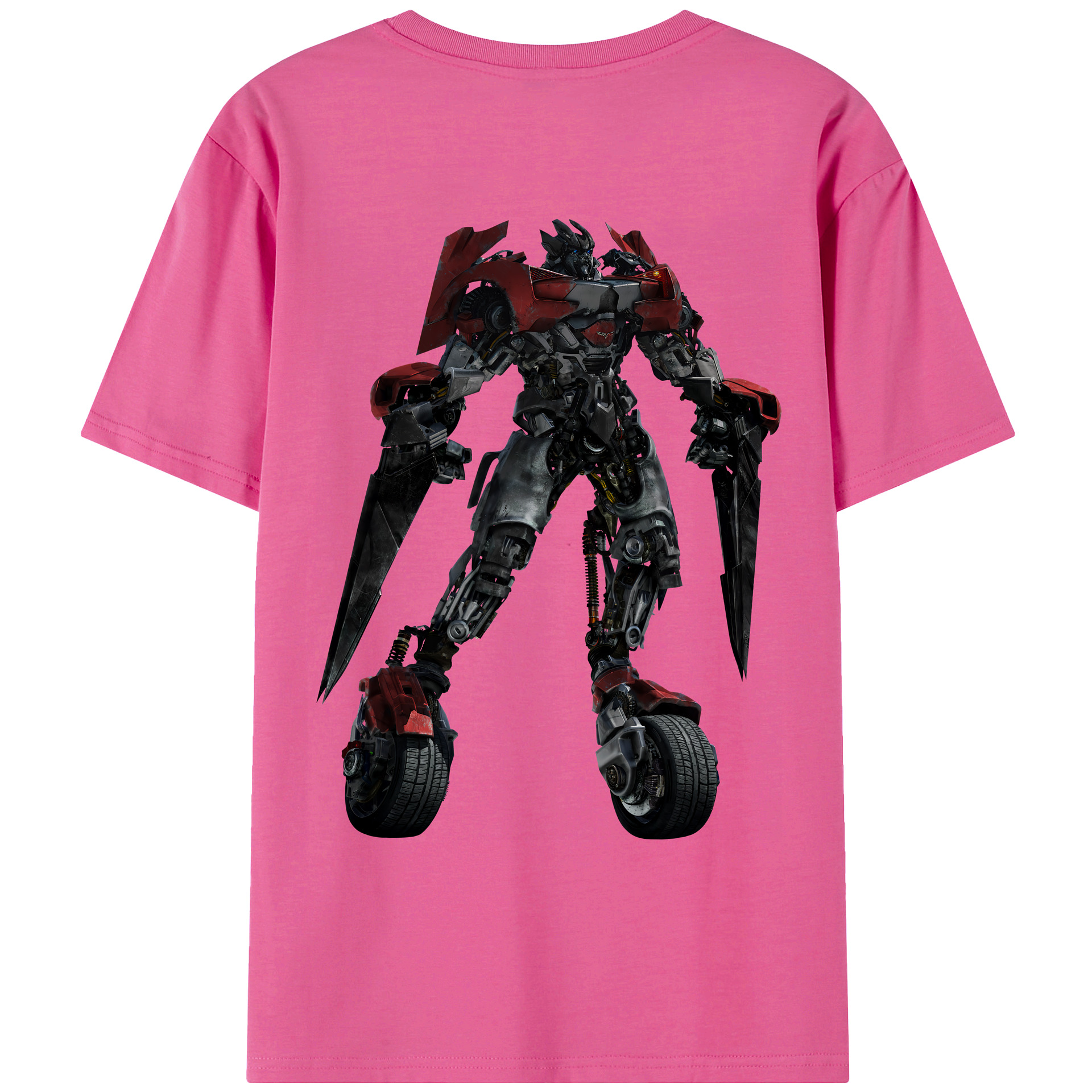 （画像用） Transformers トランスフォーマー レディース半袖Tシャツ(バックプリント)