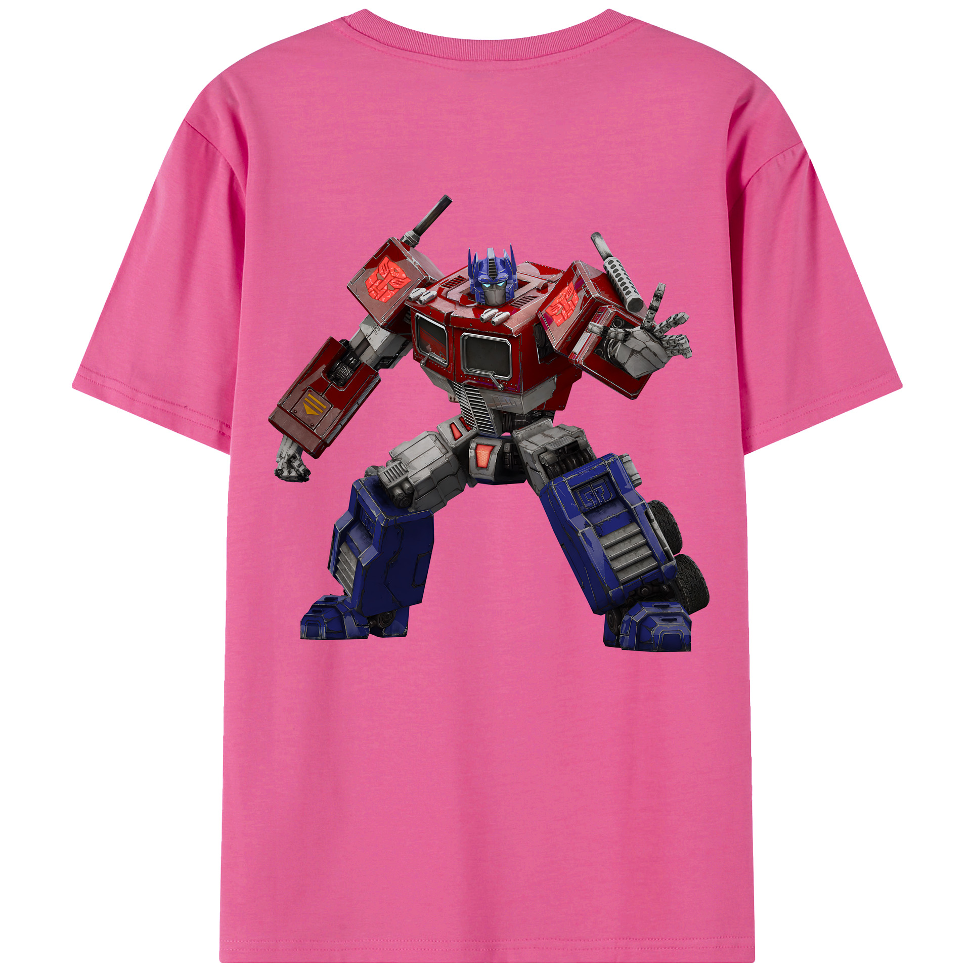 （画像用） Transformers トランスフォーマー レディース半袖Tシャツ(バックプリント)