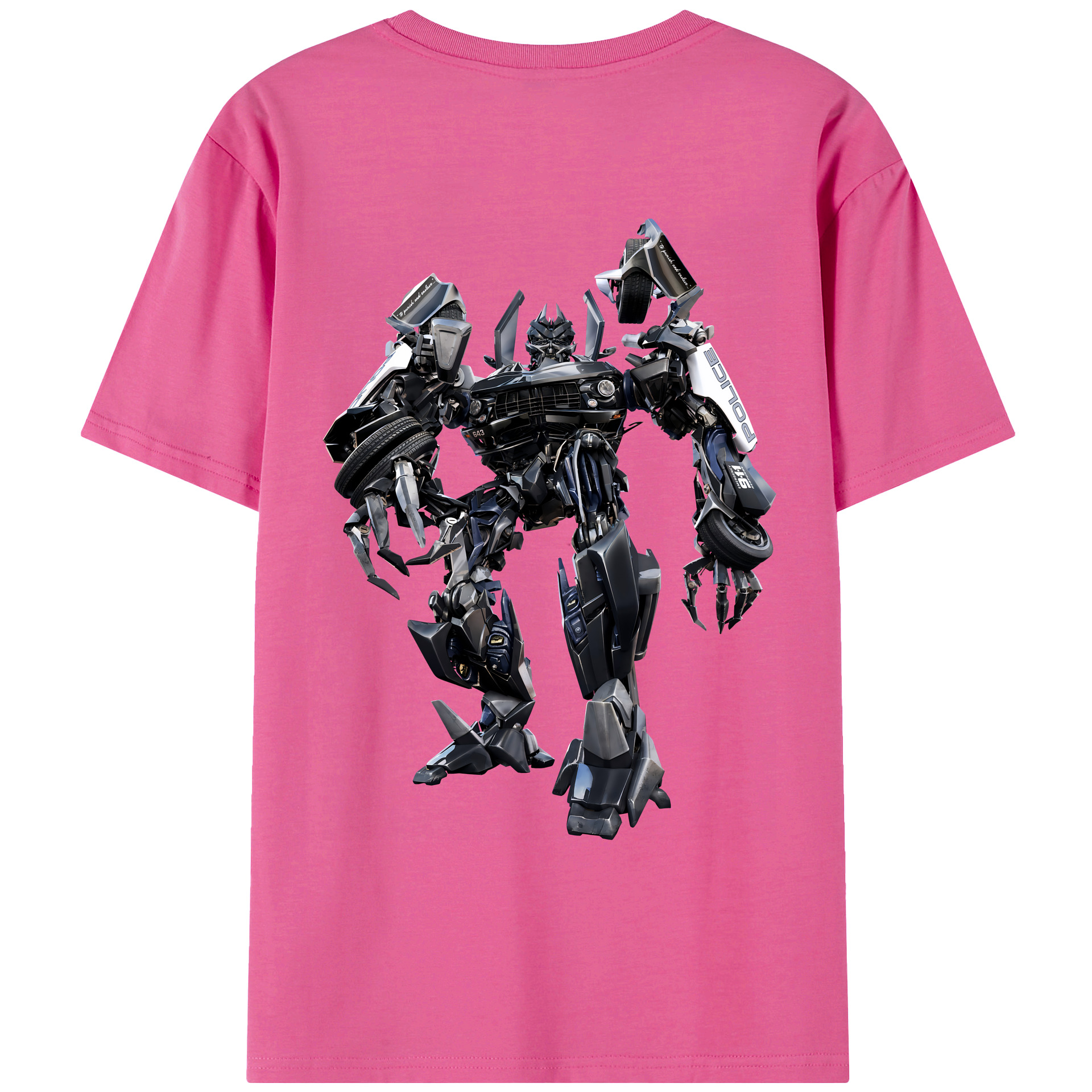（画像用） Transformers トランスフォーマー レディース半袖Tシャツ(バックプリント)
