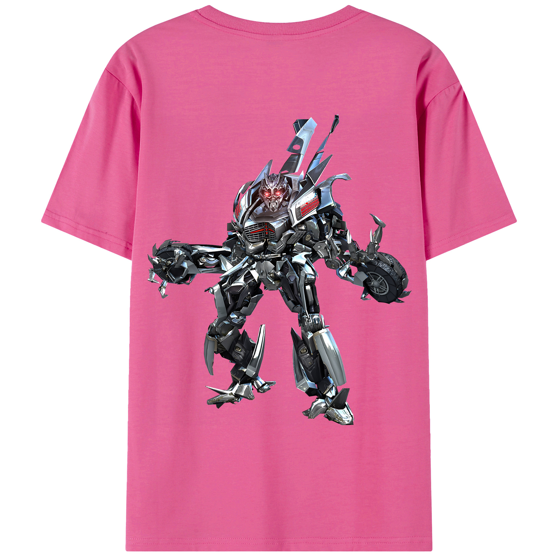 （画像用） Transformers トランスフォーマー レディース半袖Tシャツ(バックプリント)