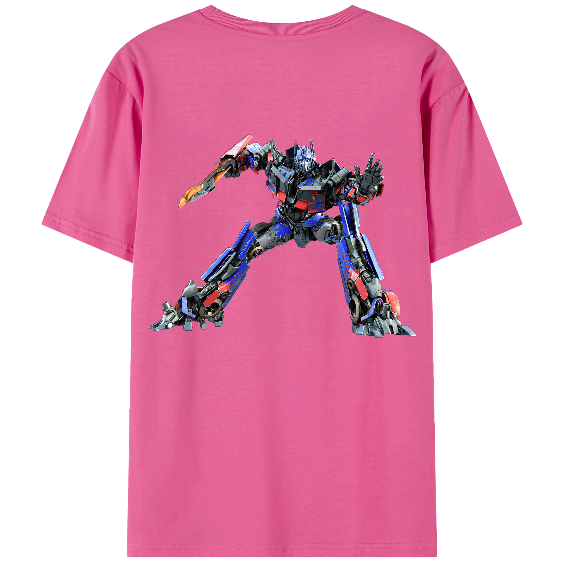 （画像用） Transformers トランスフォーマー レディース半袖Tシャツ(バックプリント)