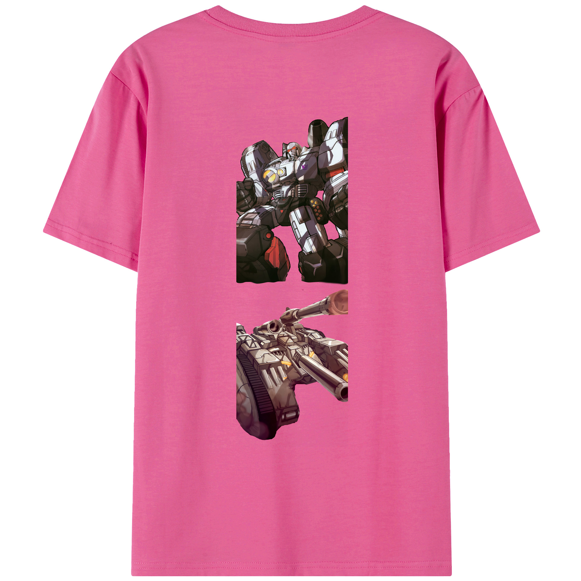 （画像用） Transformers トランスフォーマー レディース半袖Tシャツ(バックプリント)
