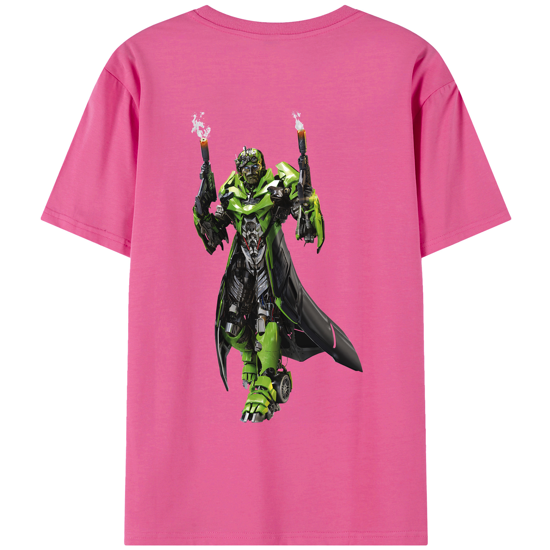 （画像用） Transformers トランスフォーマー レディース半袖Tシャツ(バックプリント)
