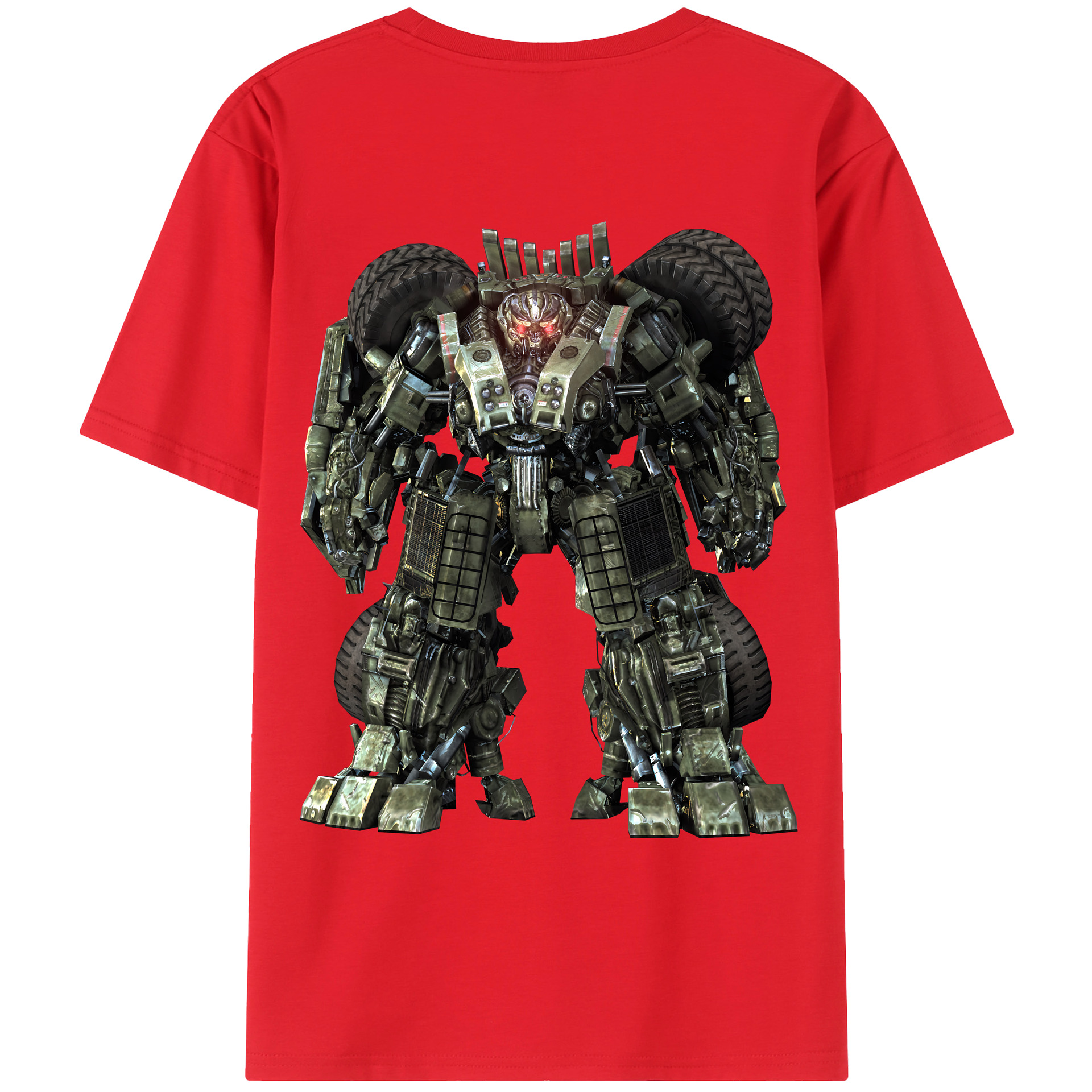 （画像用） Transformers トランスフォーマー レディース半袖Tシャツ(バックプリント)