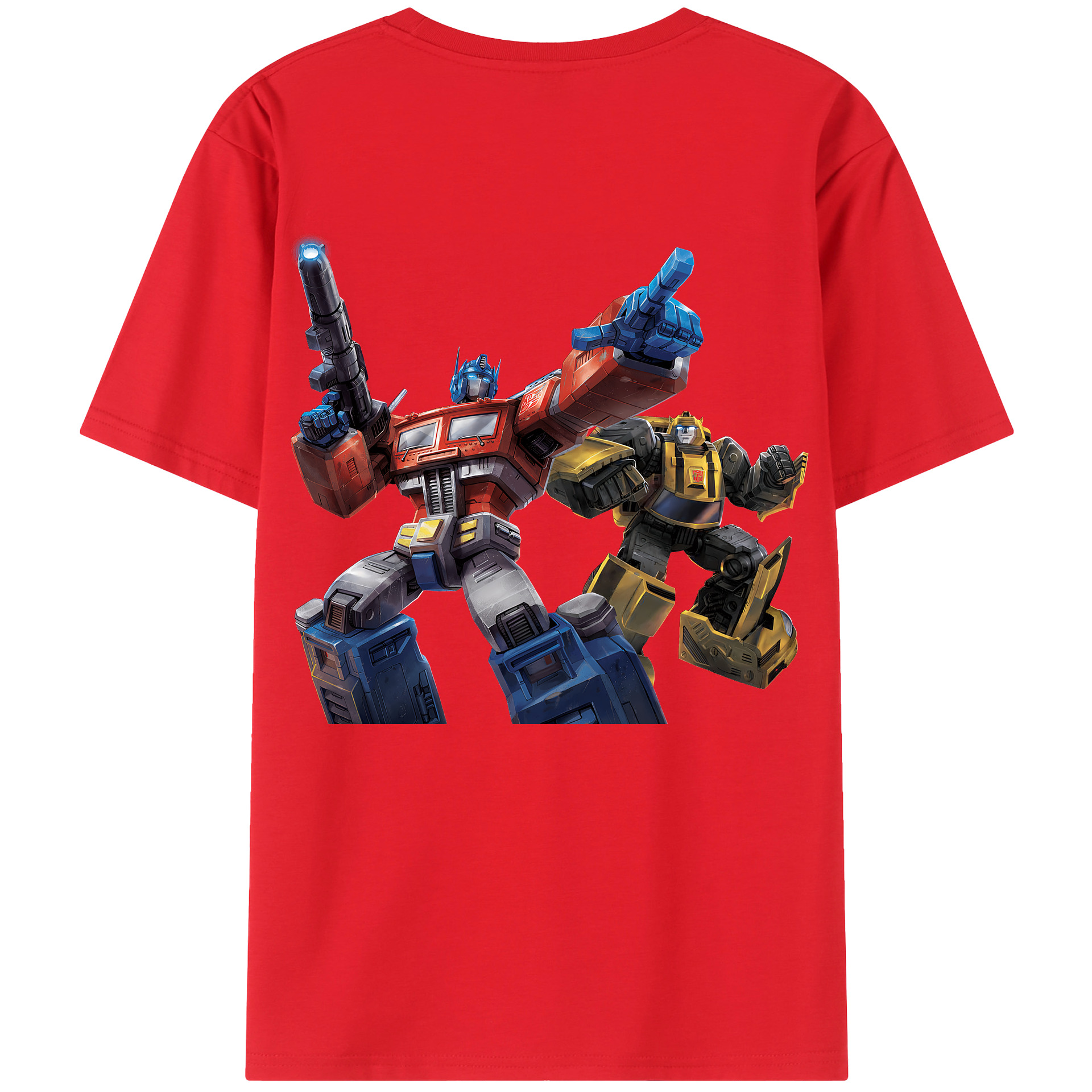 （画像用） Transformers トランスフォーマー レディース半袖Tシャツ(バックプリント)