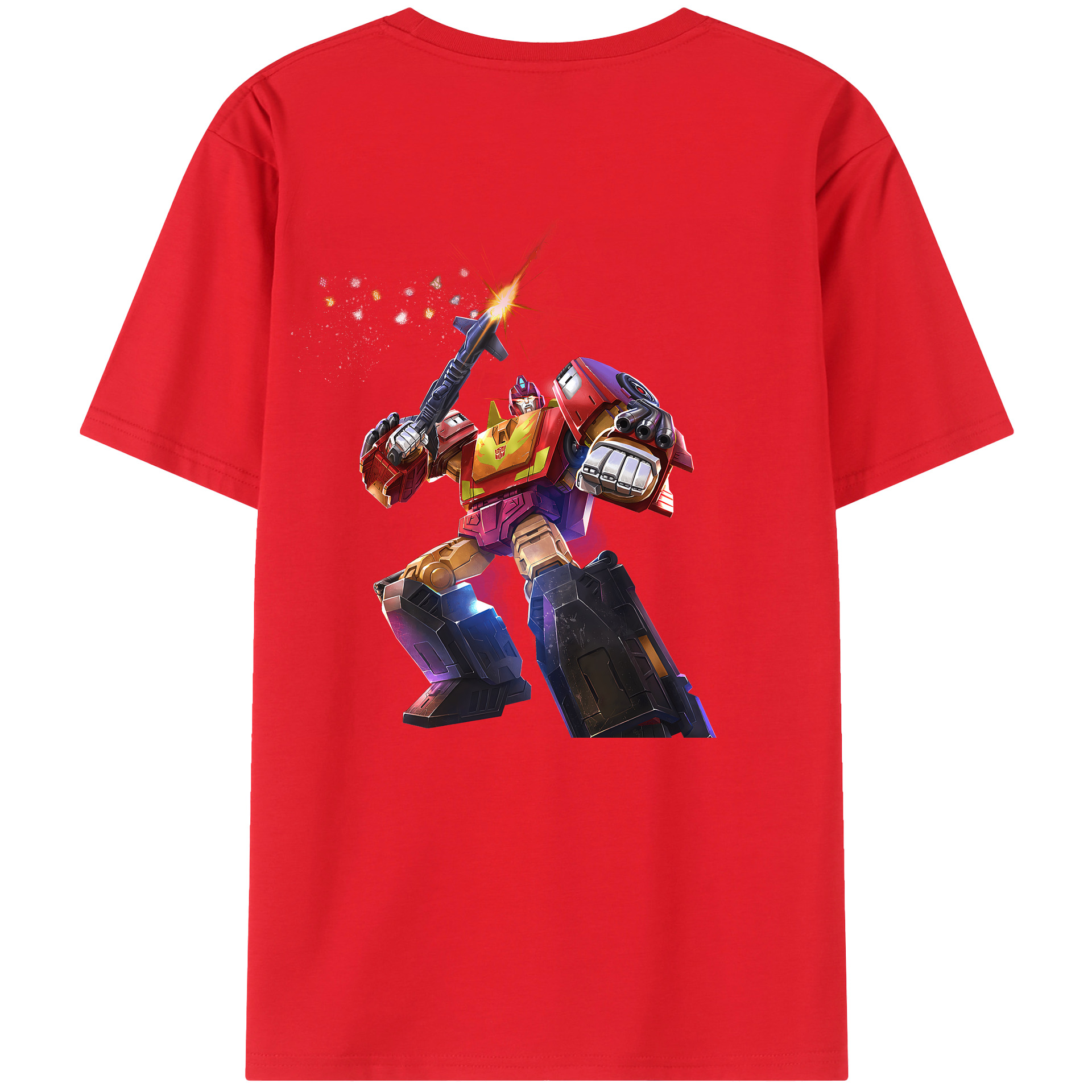 （画像用） Transformers トランスフォーマー レディース半袖Tシャツ(バックプリント)