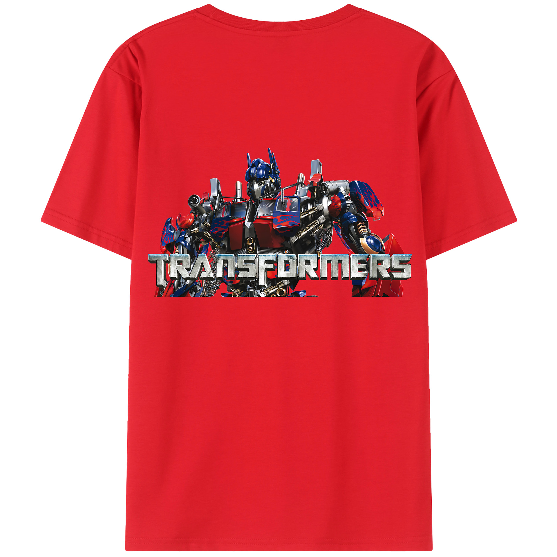 （画像用） Transformers トランスフォーマー レディース半袖Tシャツ(バックプリント)