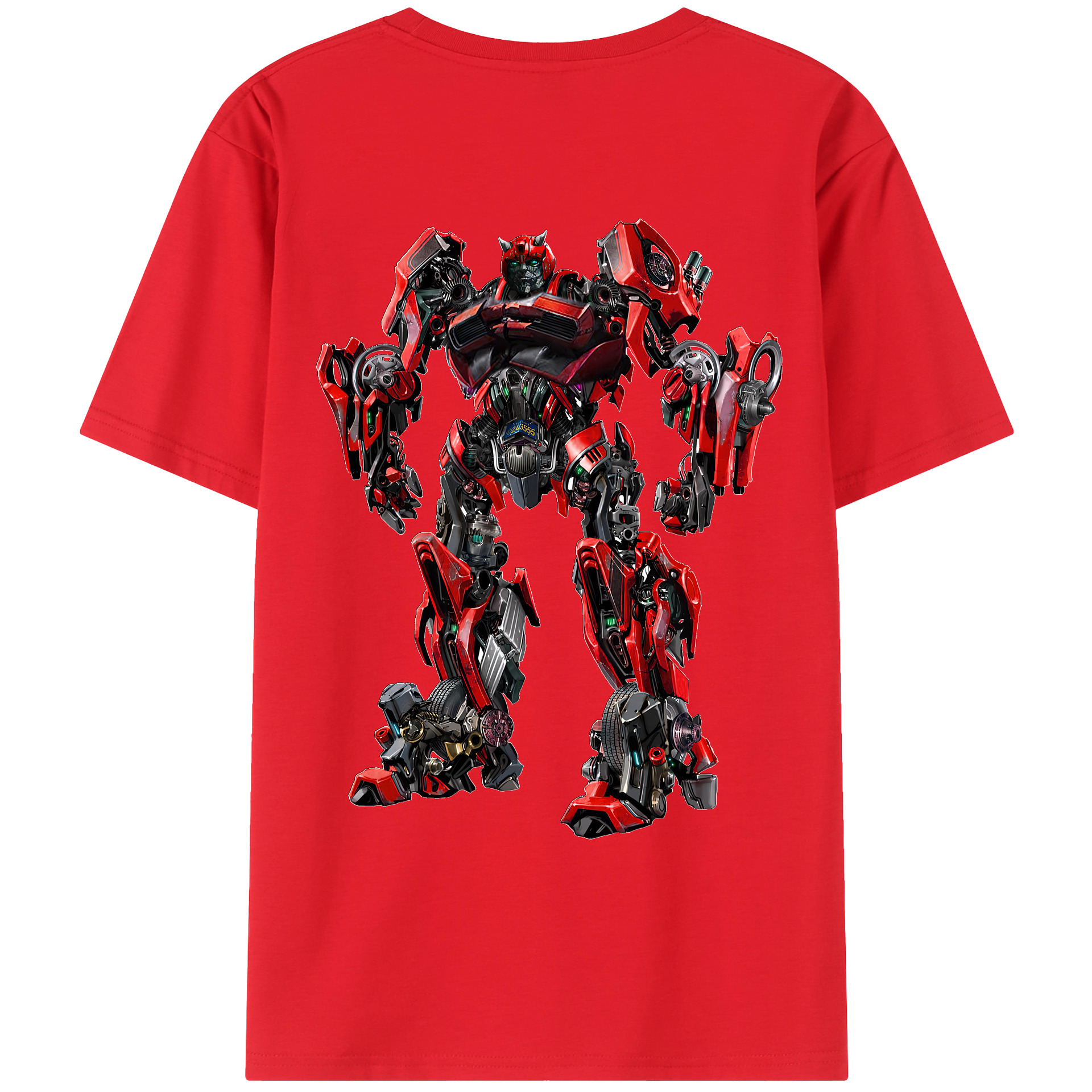 （画像用） Transformers トランスフォーマー レディース半袖Tシャツ(バックプリント)