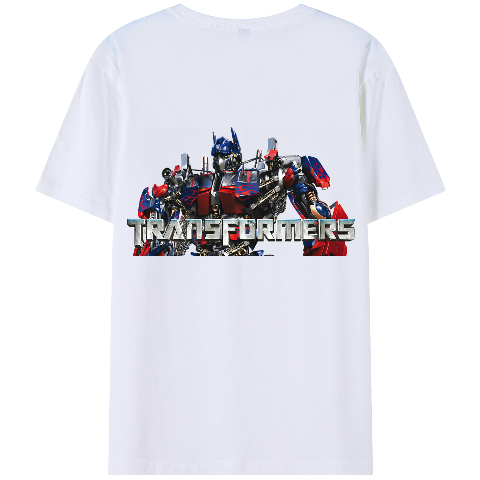 （画像用） Transformers トランスフォーマー レディース半袖Tシャツ(バックプリント)