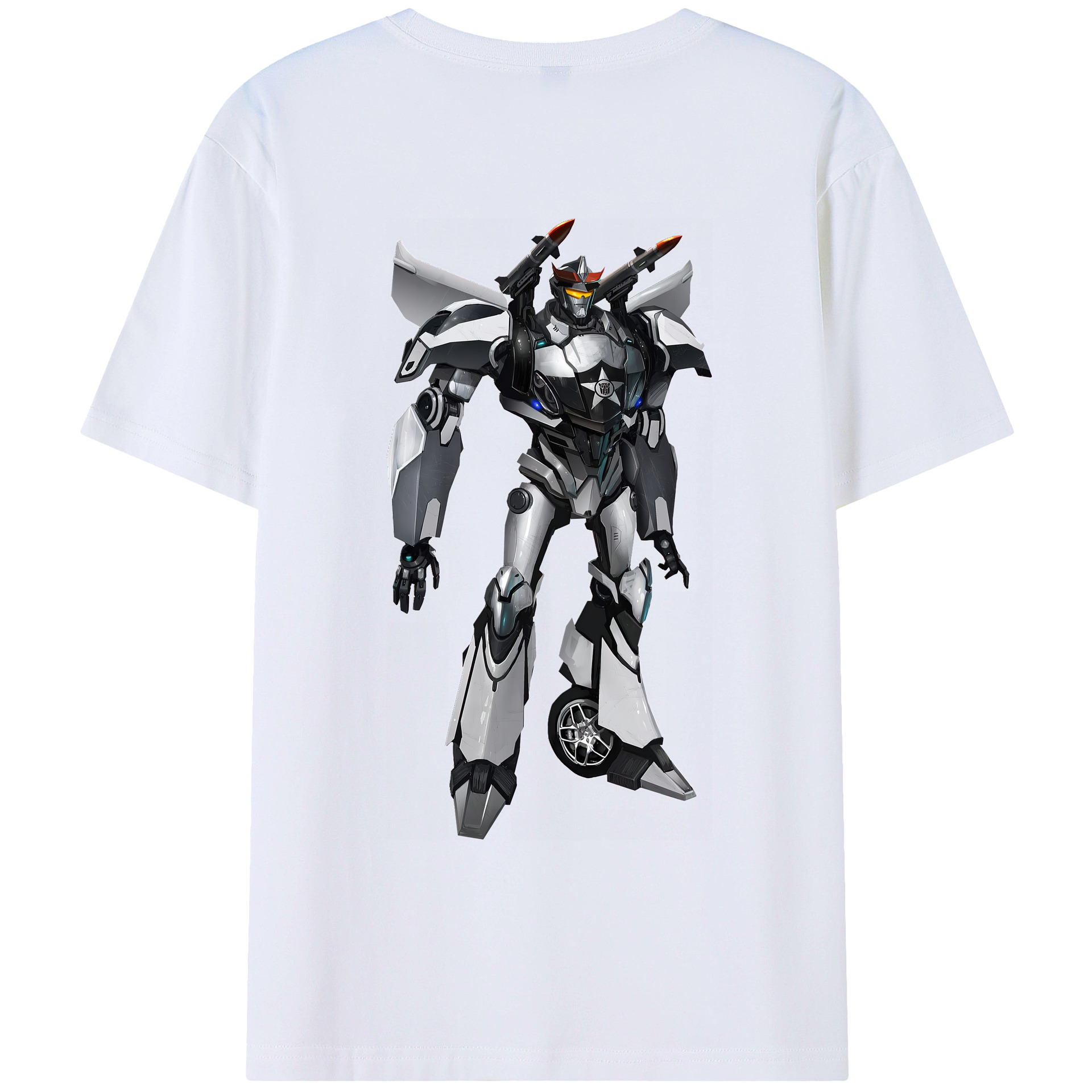 （画像用） Transformers トランスフォーマー レディース半袖Tシャツ(バックプリント)