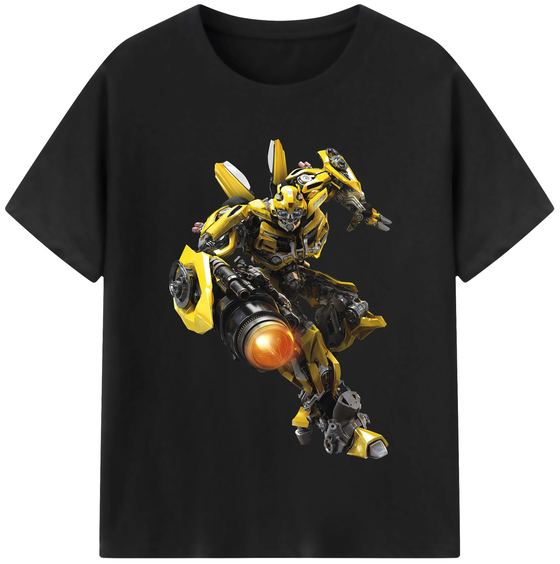 （画像用） Transformers トランスフォーマー レディースカジュアルプリントTシャツ（綿100％）