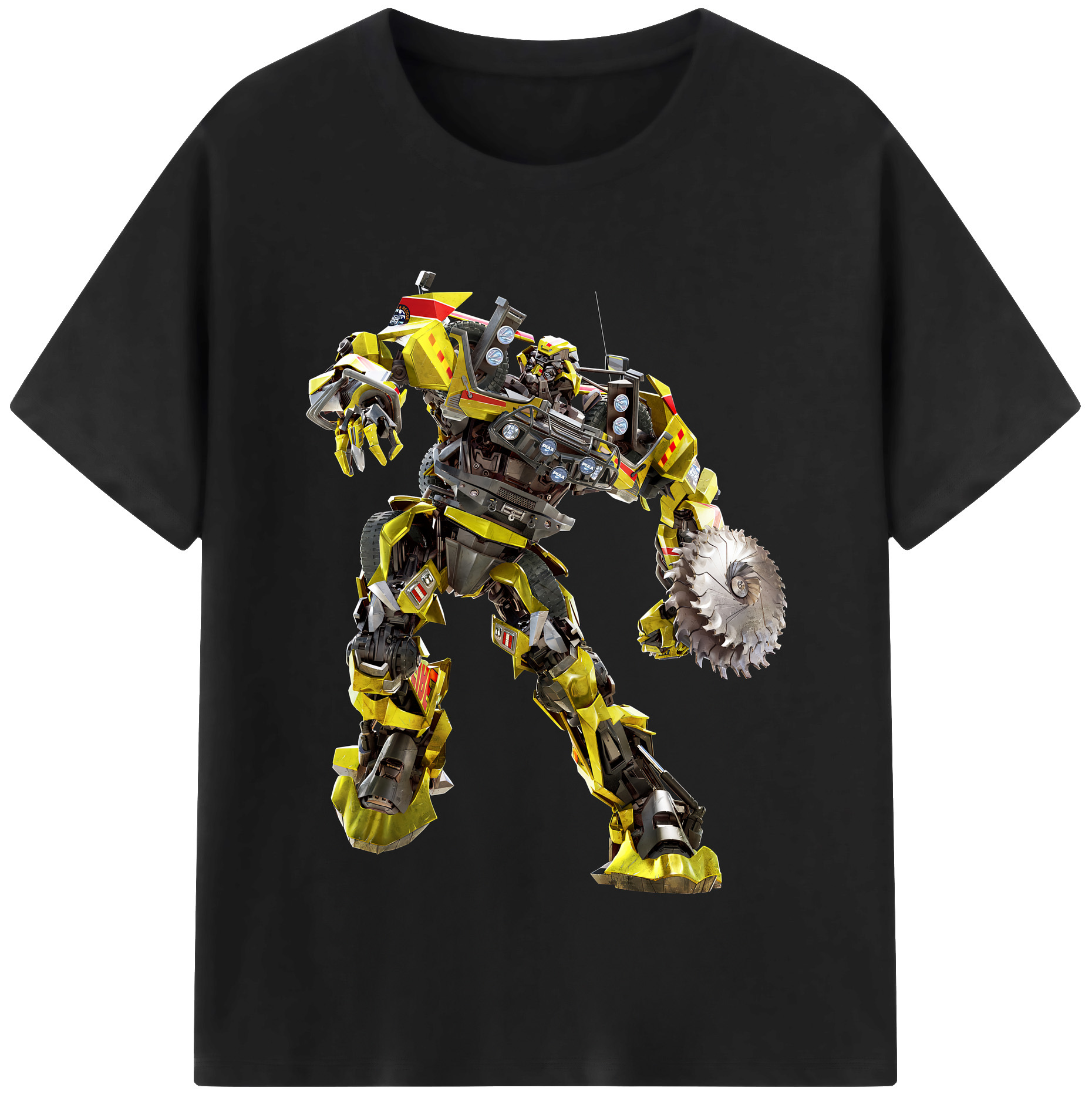（画像用） Transformers トランスフォーマー レディースカジュアルプリントTシャツ（綿100％）