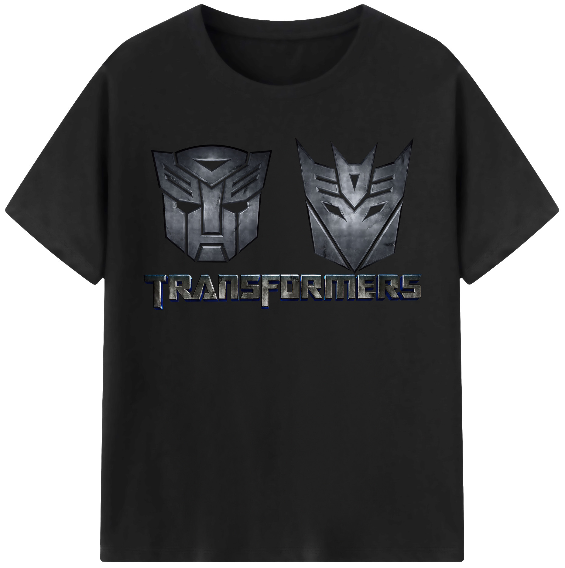 （画像用） Transformers トランスフォーマー レディースカジュアルプリントTシャツ（綿100％）