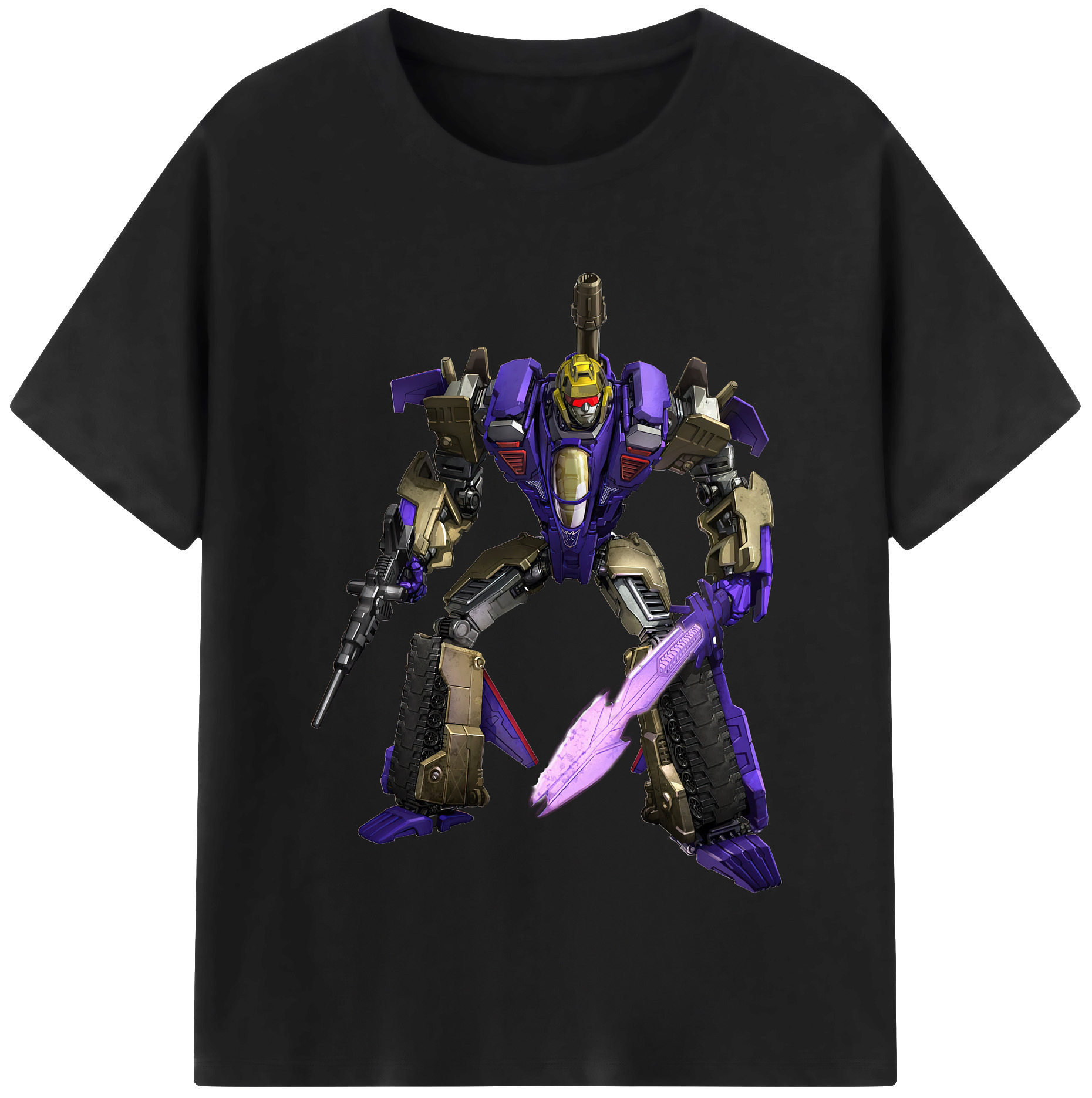 （画像用） Transformers トランスフォーマー レディースカジュアルプリントTシャツ（綿100％）