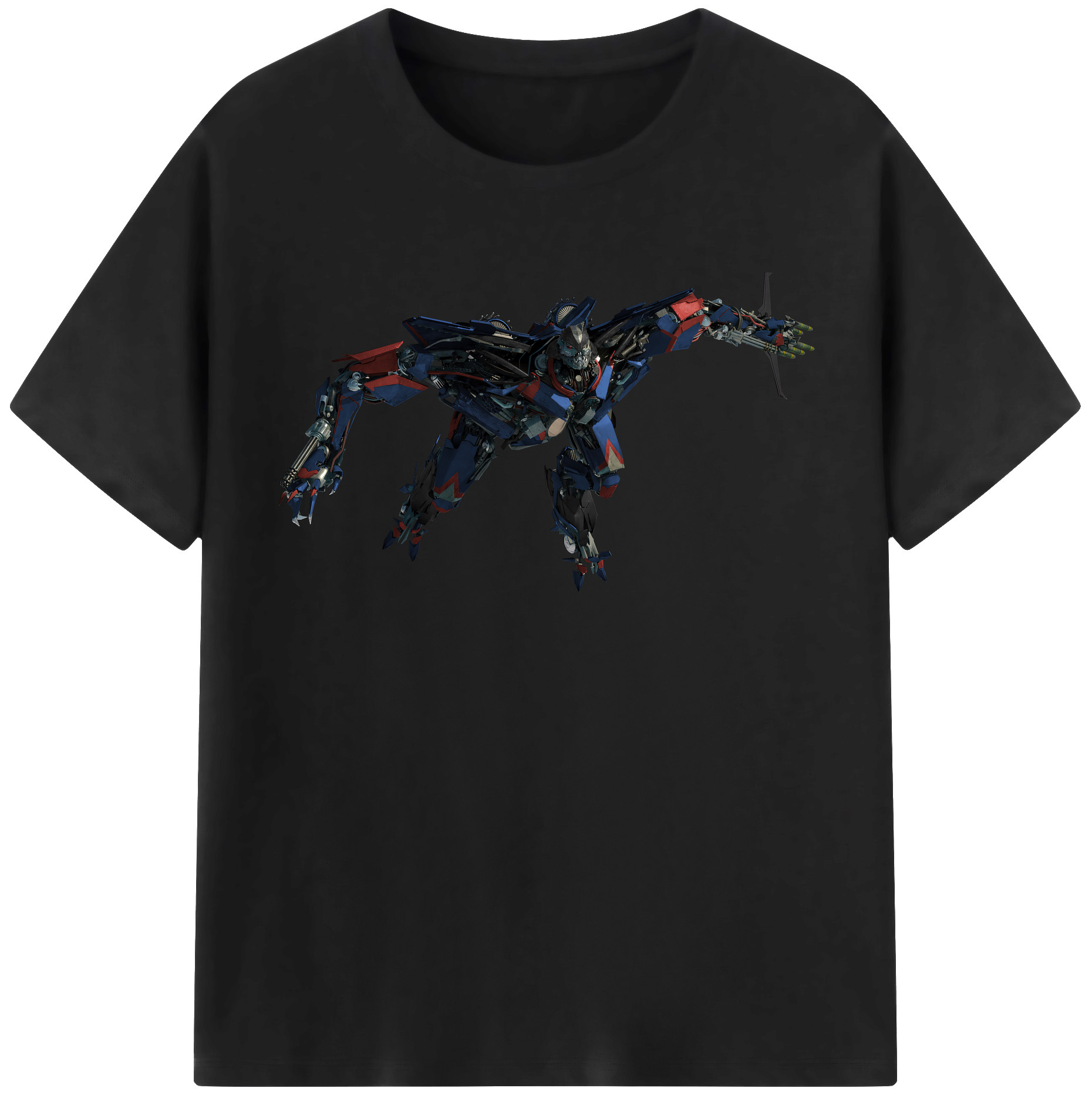 （画像用） Transformers トランスフォーマー レディースカジュアルプリントTシャツ（綿100％）