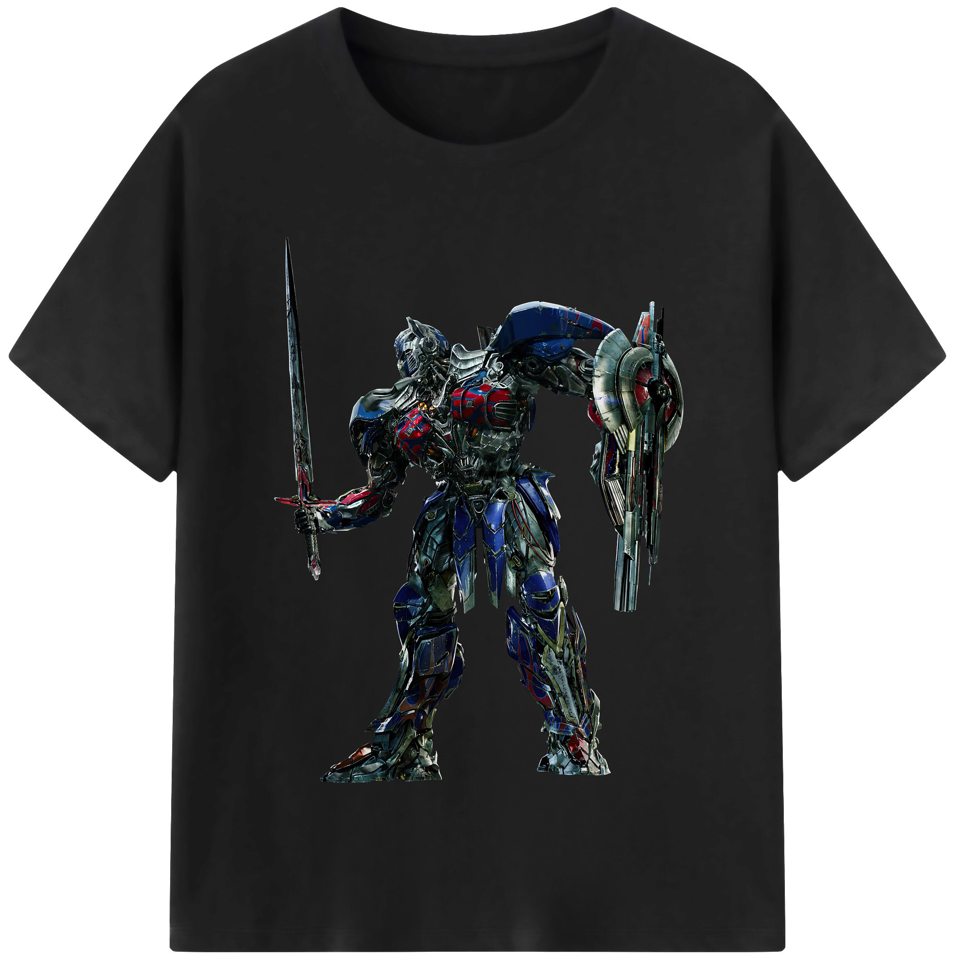 （画像用） Transformers トランスフォーマー レディースカジュアルプリントTシャツ（綿100％）