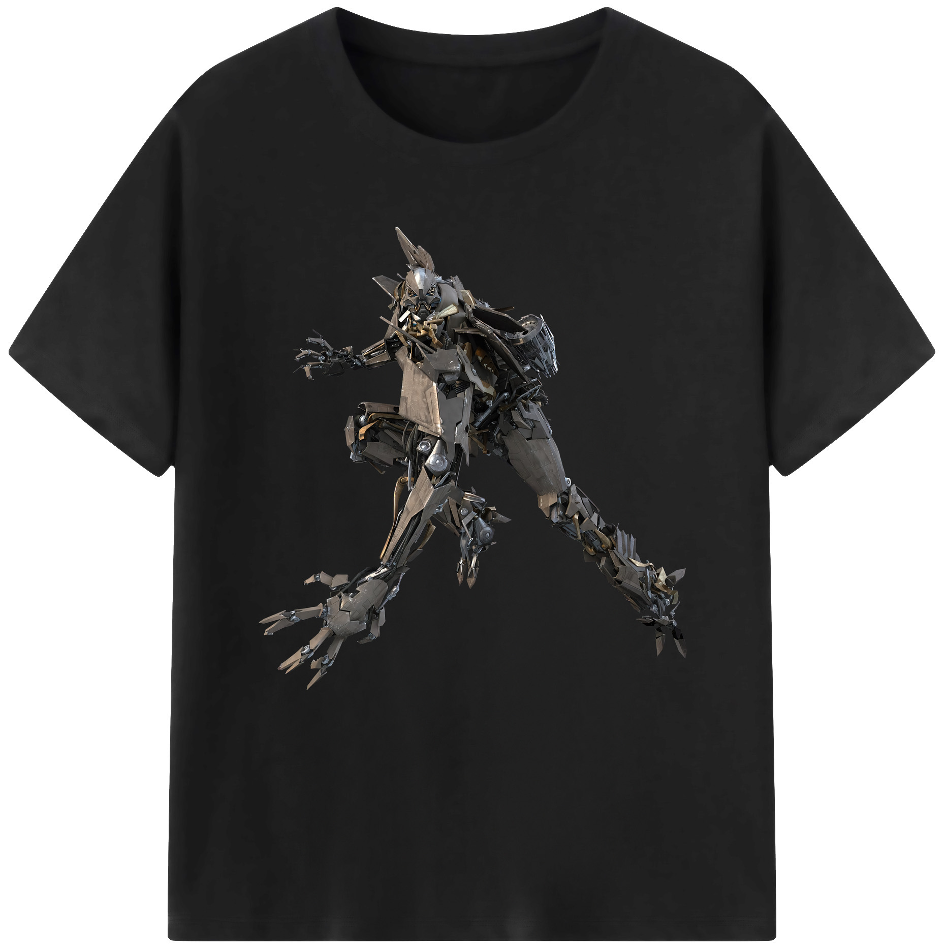 （画像用） Transformers トランスフォーマー レディースカジュアルプリントTシャツ（綿100％）