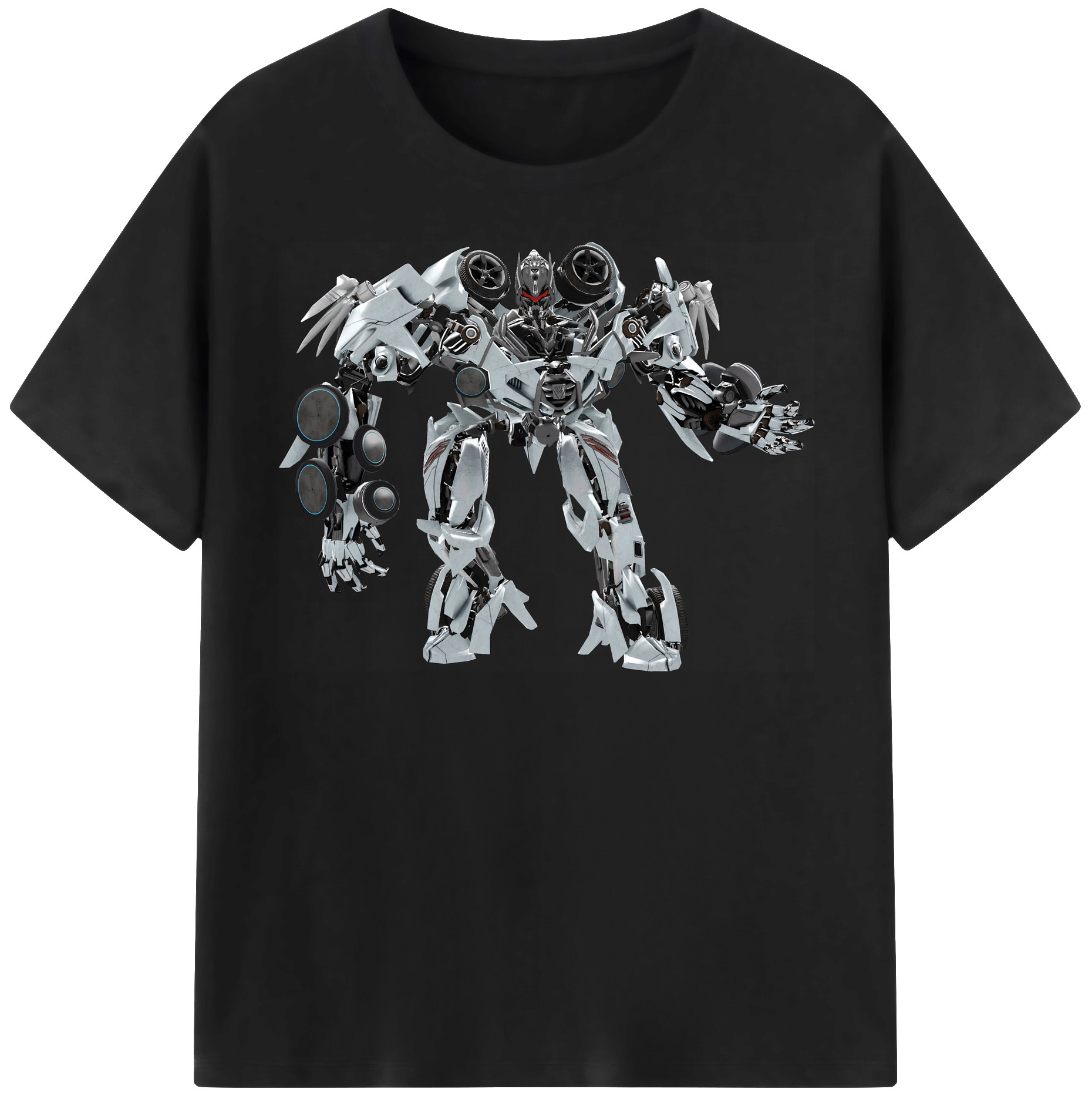 （画像用） Transformers トランスフォーマー レディースカジュアルプリントTシャツ（綿100％）