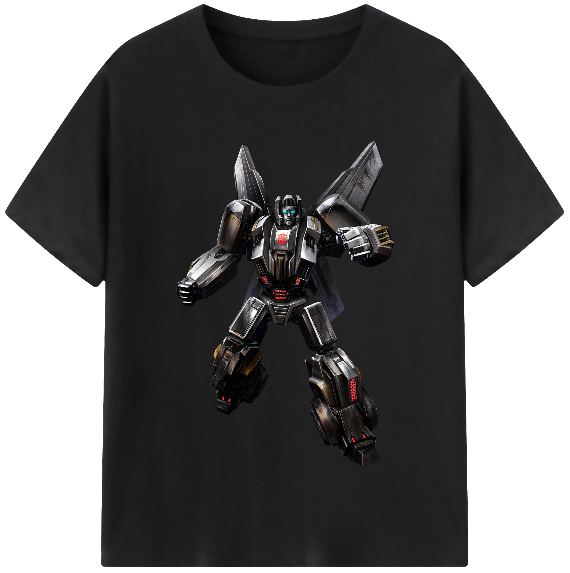 （画像用） Transformers トランスフォーマー レディースカジュアルプリントTシャツ（綿100％）