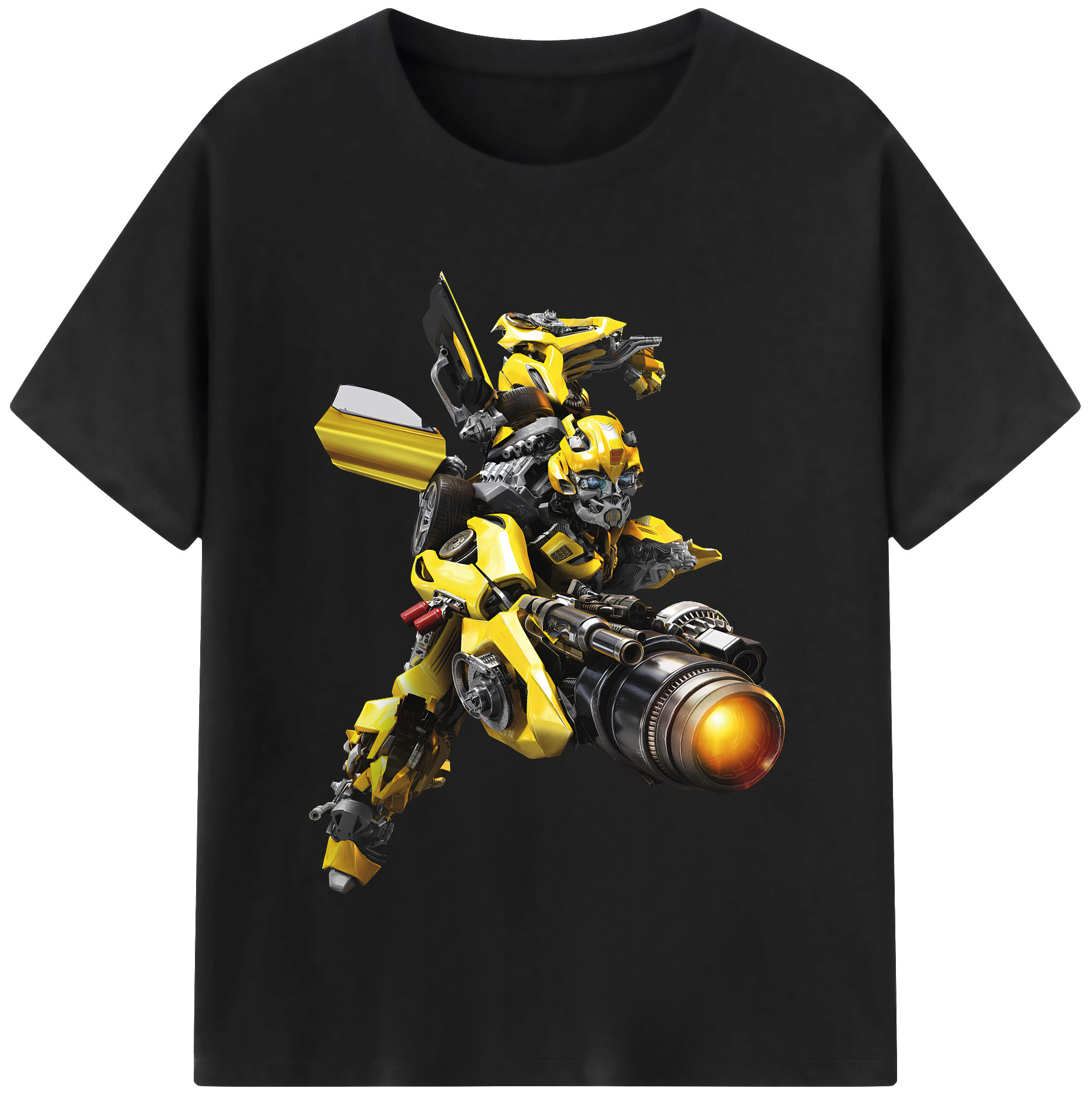 （画像用） Transformers トランスフォーマー レディースカジュアルプリントTシャツ（綿100％）